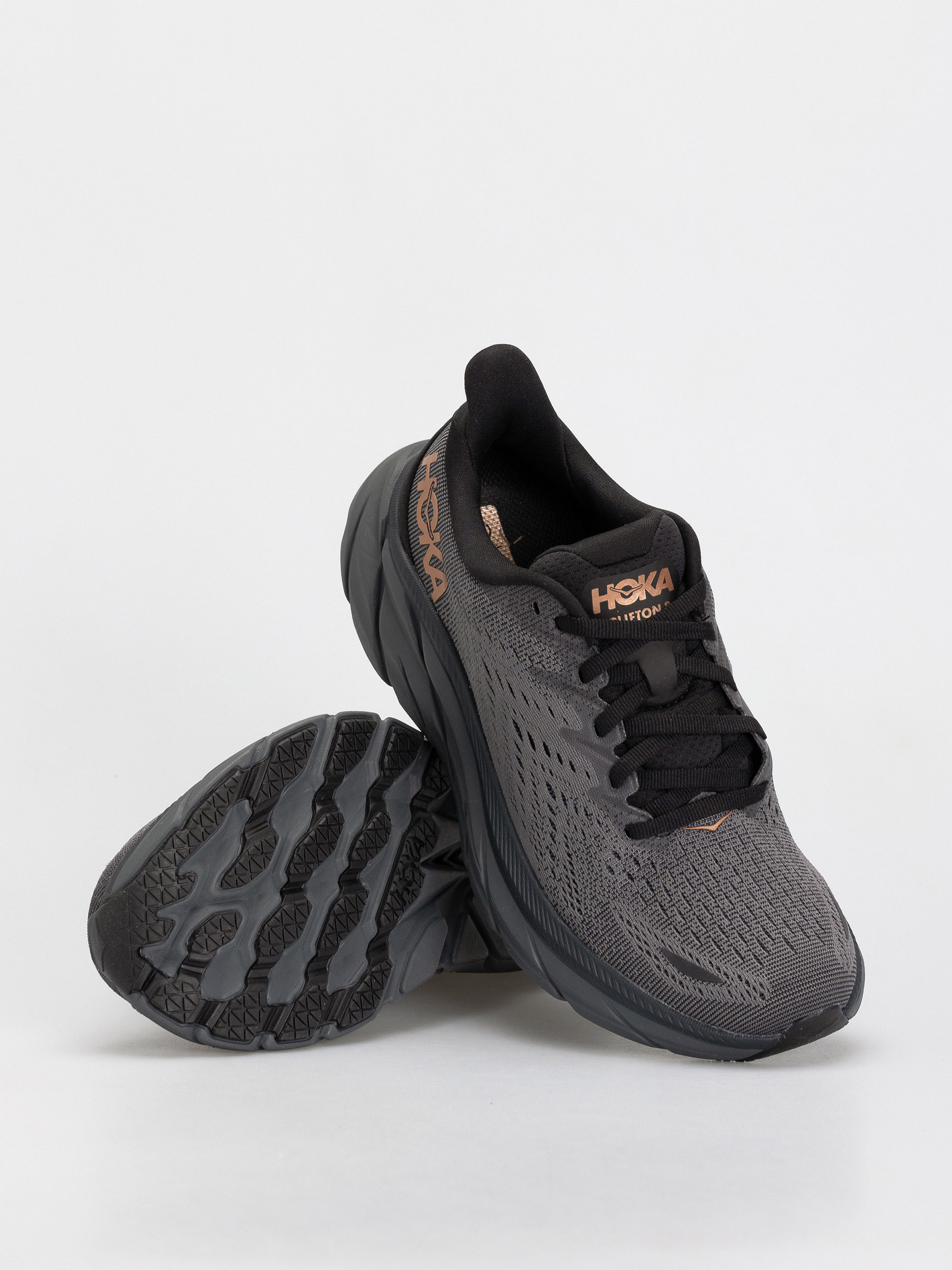 Hoka One One Clifton Shoes Wmn grey (anthracite/copper)