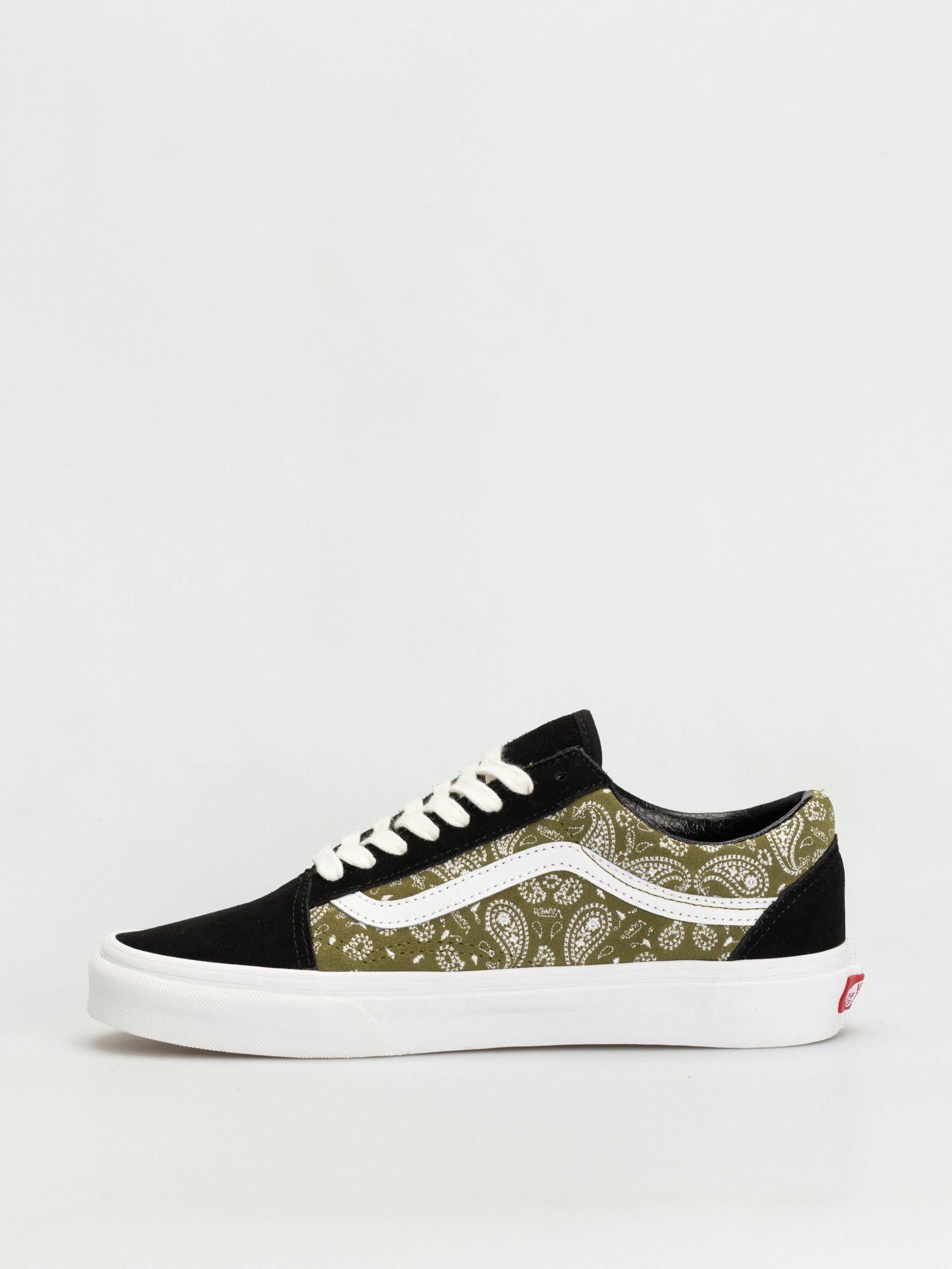 Vans Old Skool Schuhe (paisley suede black/olive)