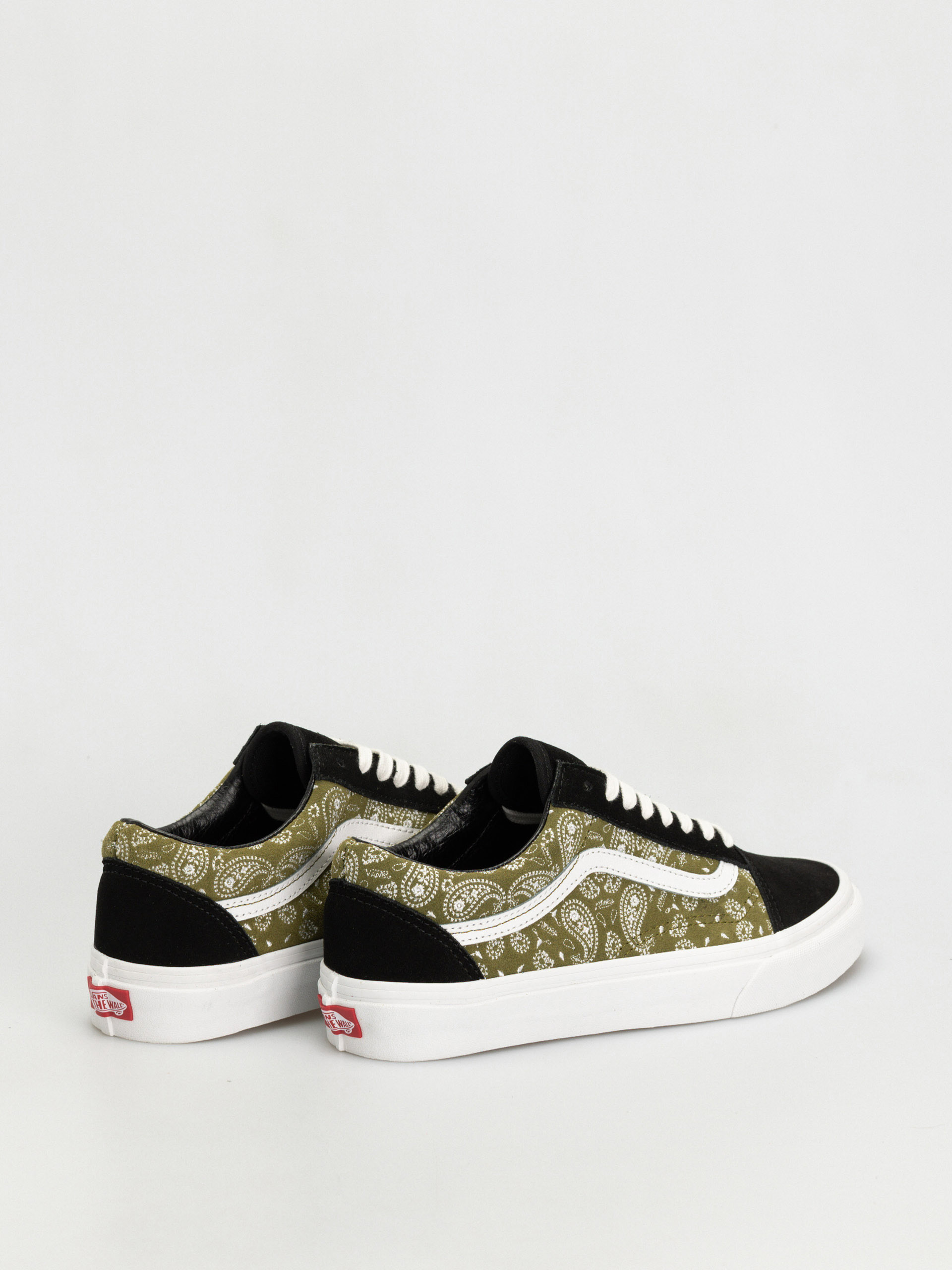 Vans Old Skool Schuhe (paisley suede black/olive)