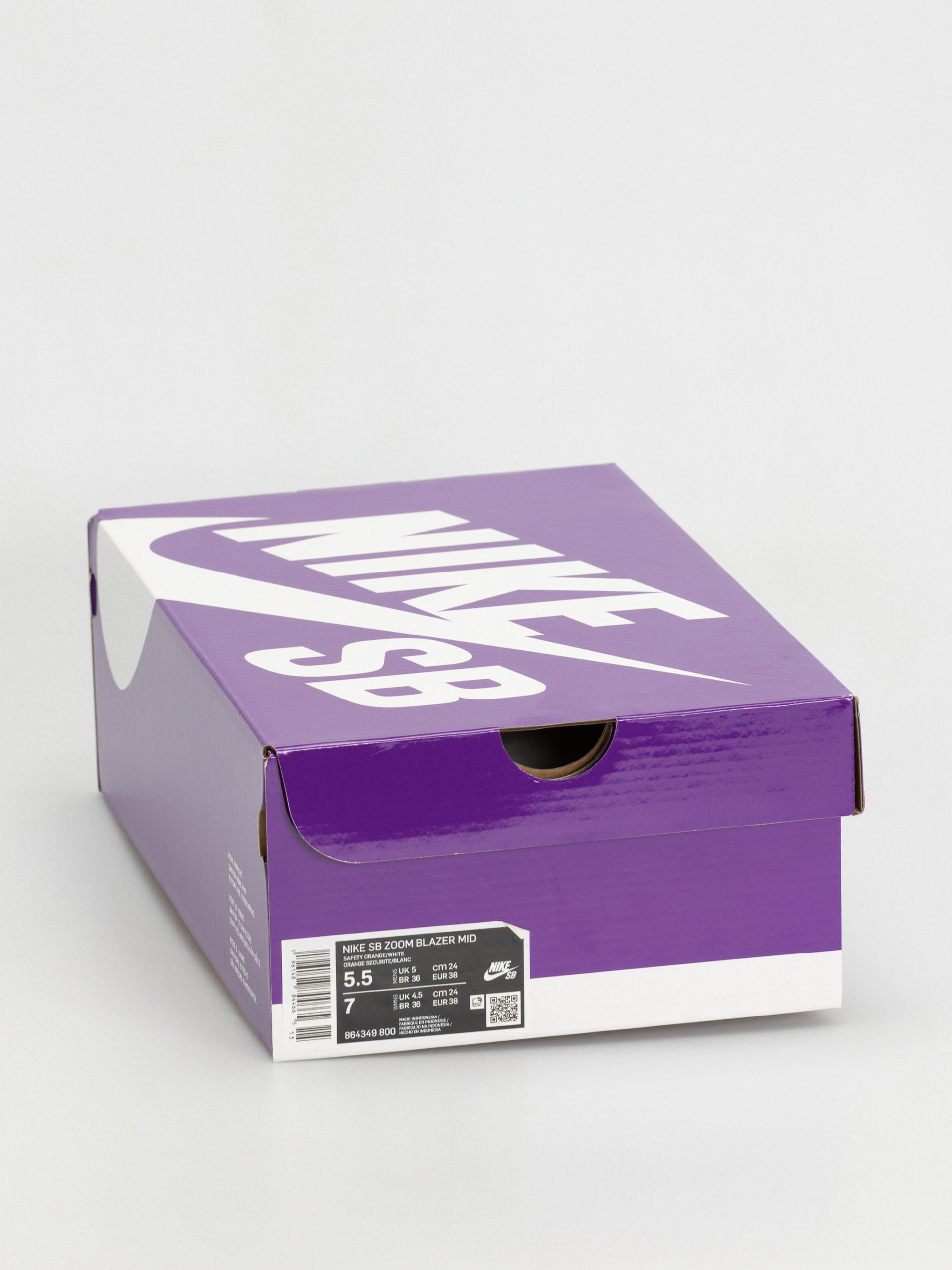 Nike SB Zoom Blazer Mid Shoes (safety orange/white safety orange white)