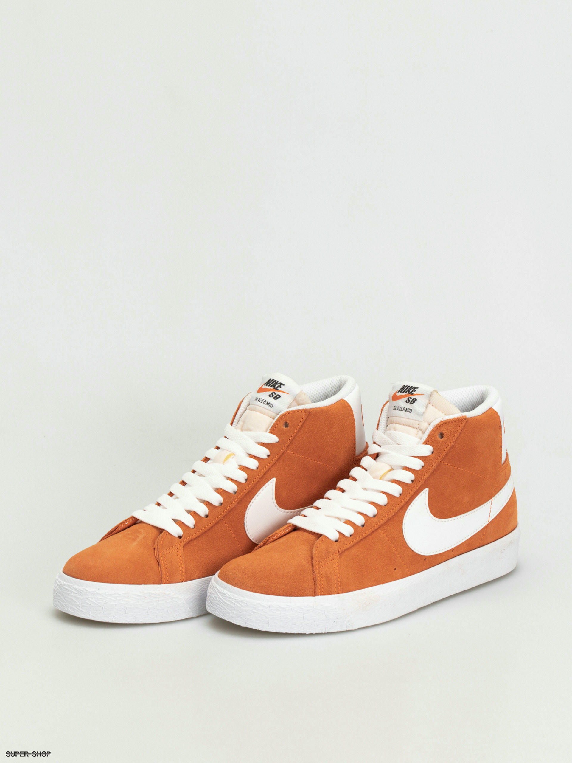 Nike SB Zoom Blazer Mid Shoes (safety orange/white safety orange white)