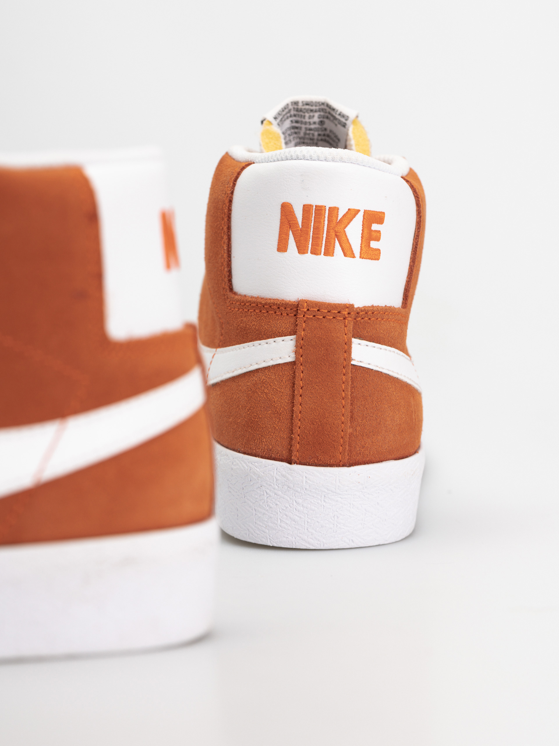 Nike SB Zoom Blazer Mid Shoes (safety orange/white safety orange white)