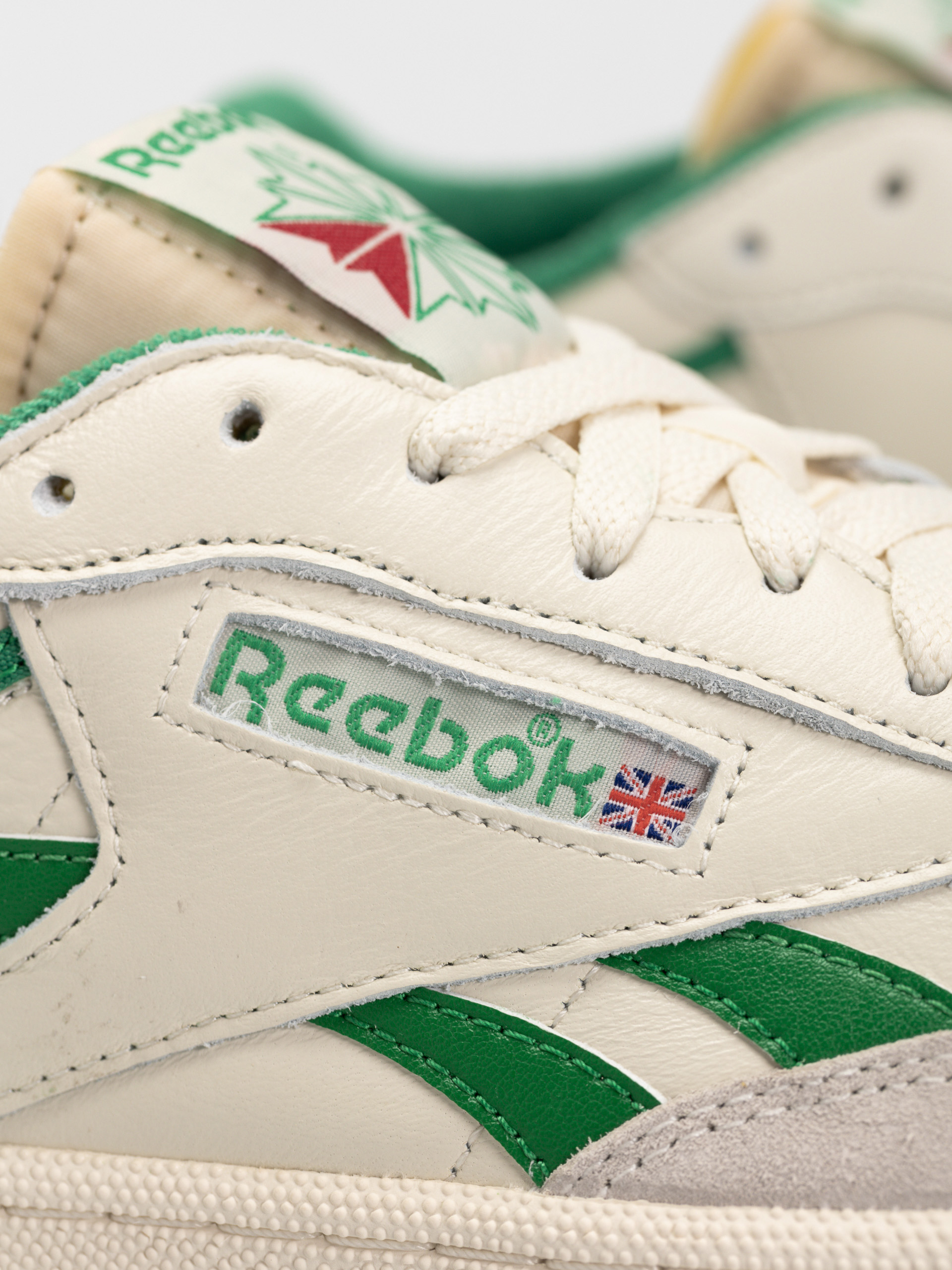 Reebok Club C Revenge Vint Schuhe (chalk/papwht/glegrn)