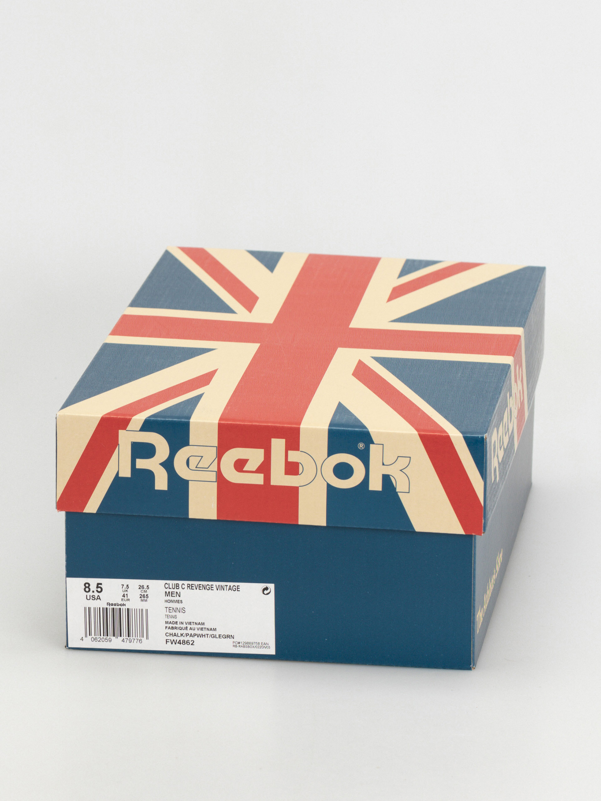 Reebok Club C Revenge Vint Schuhe (chalk/papwht/glegrn)