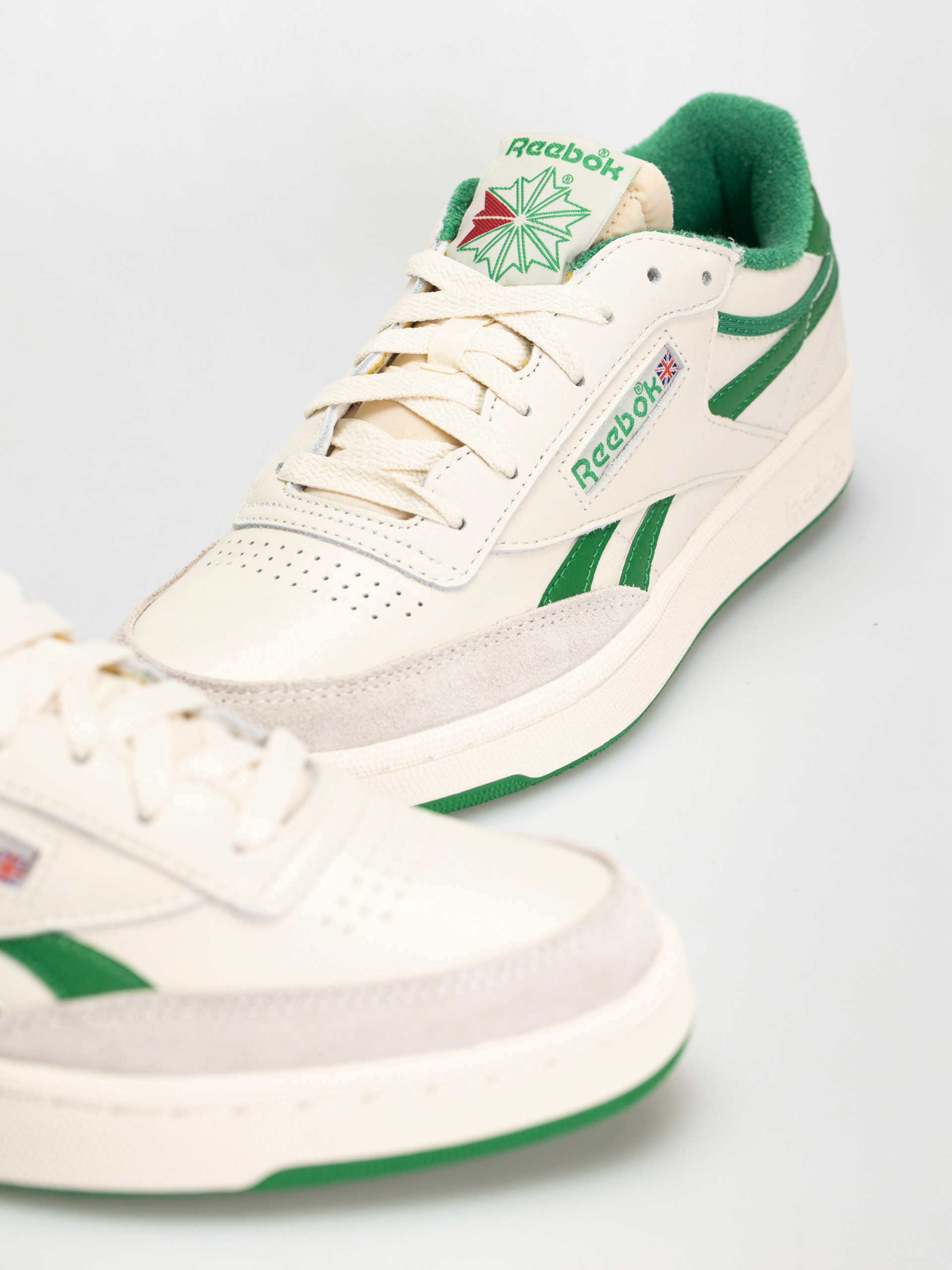 Reebok Club C Revenge Vint Shoes (chalk/papwht/glegrn)