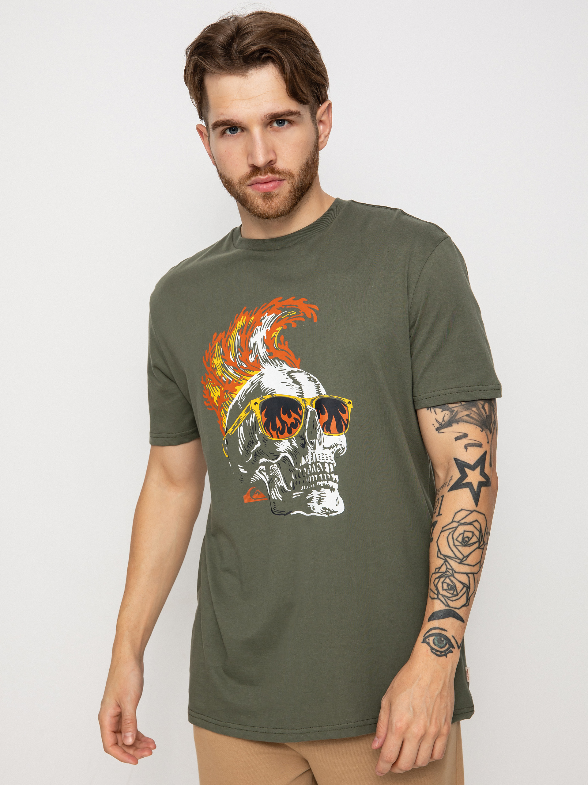 Quiksilver Smoke Screen T-shirt (thyme)