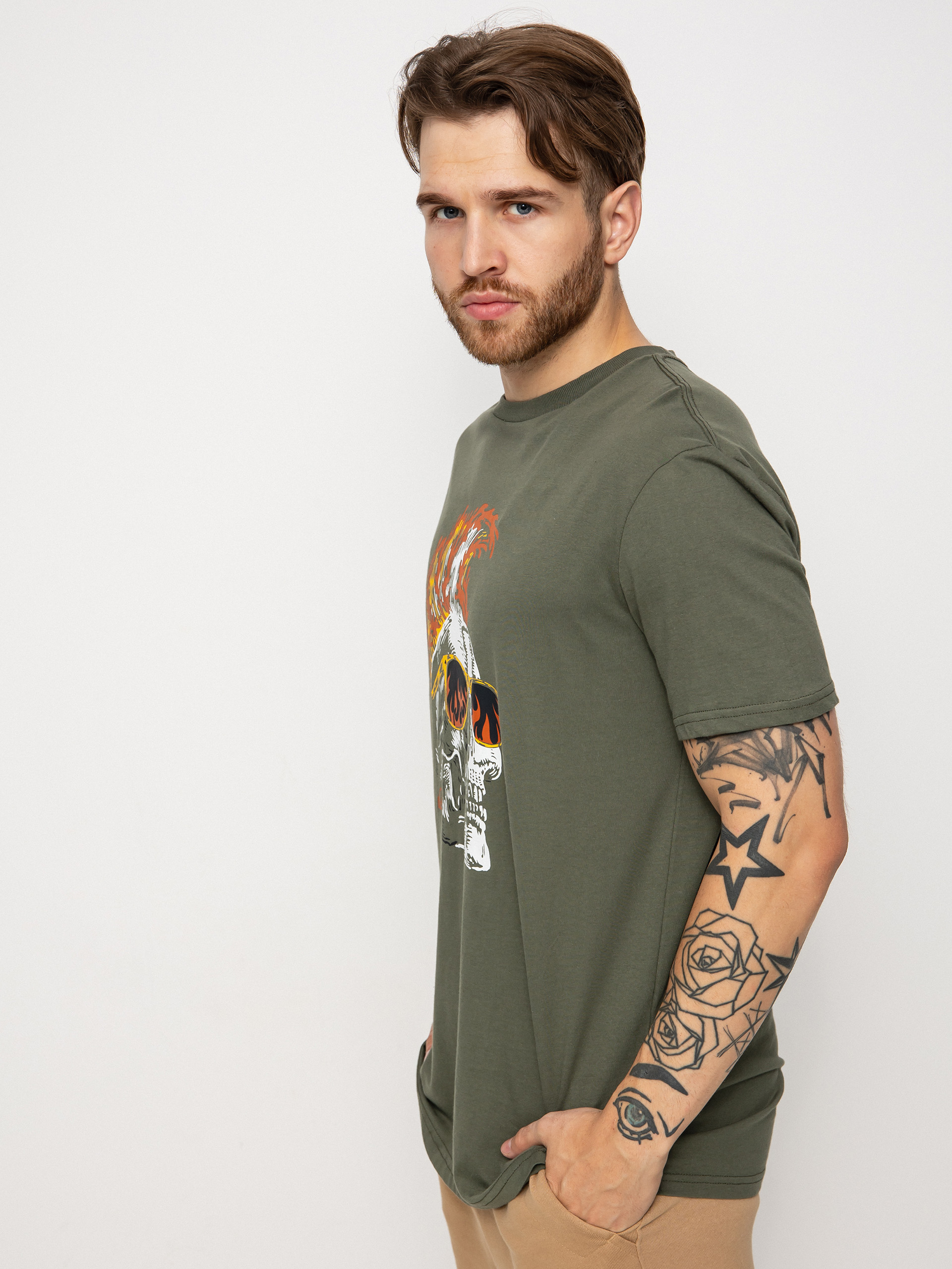 Quiksilver Smoke Screen T-shirt (thyme)