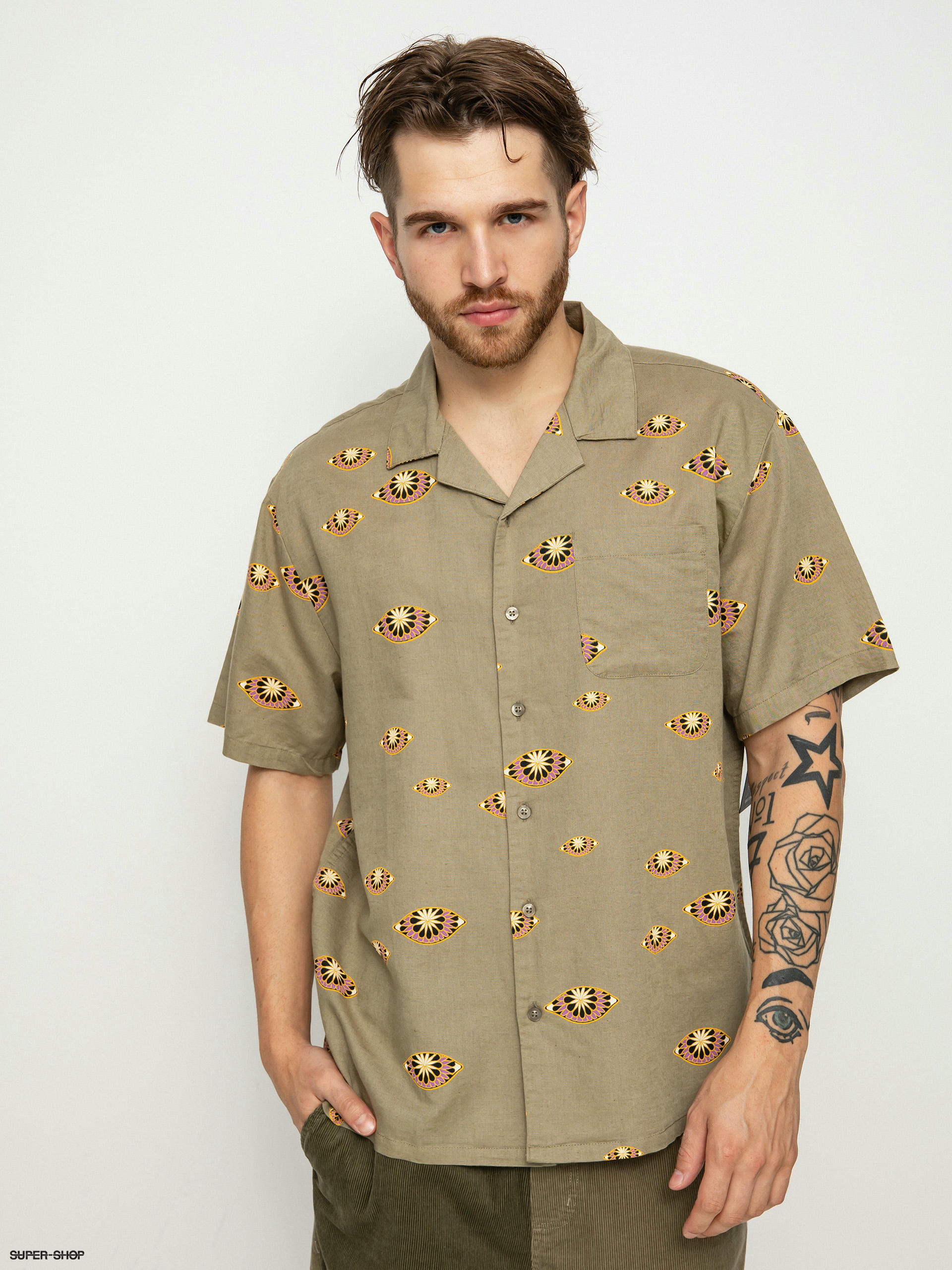 Brixton Bunker Shirt (mermaid eye ball)