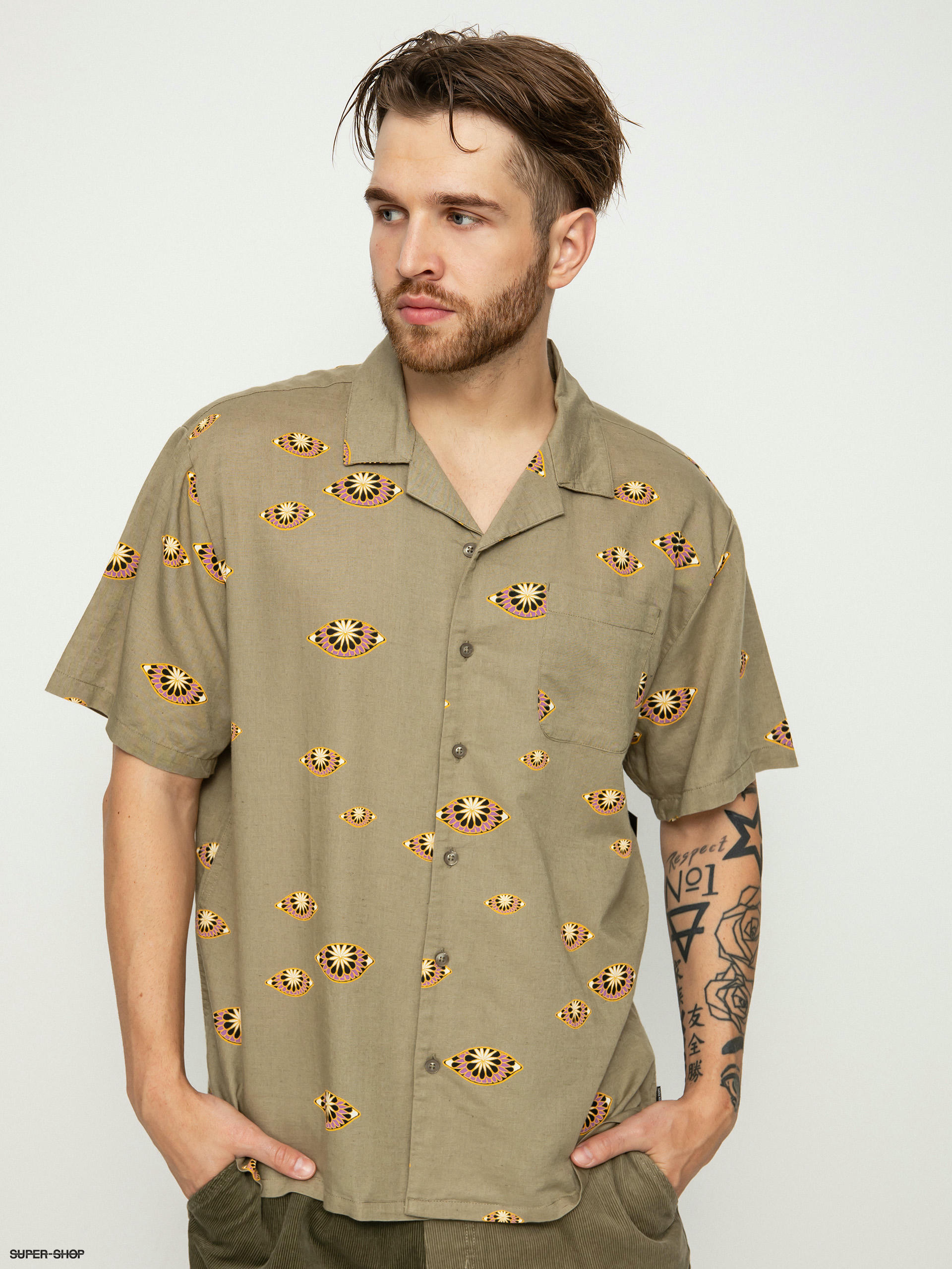 BRIXTON BUNKERS RESERVE S/S SHIRTS-