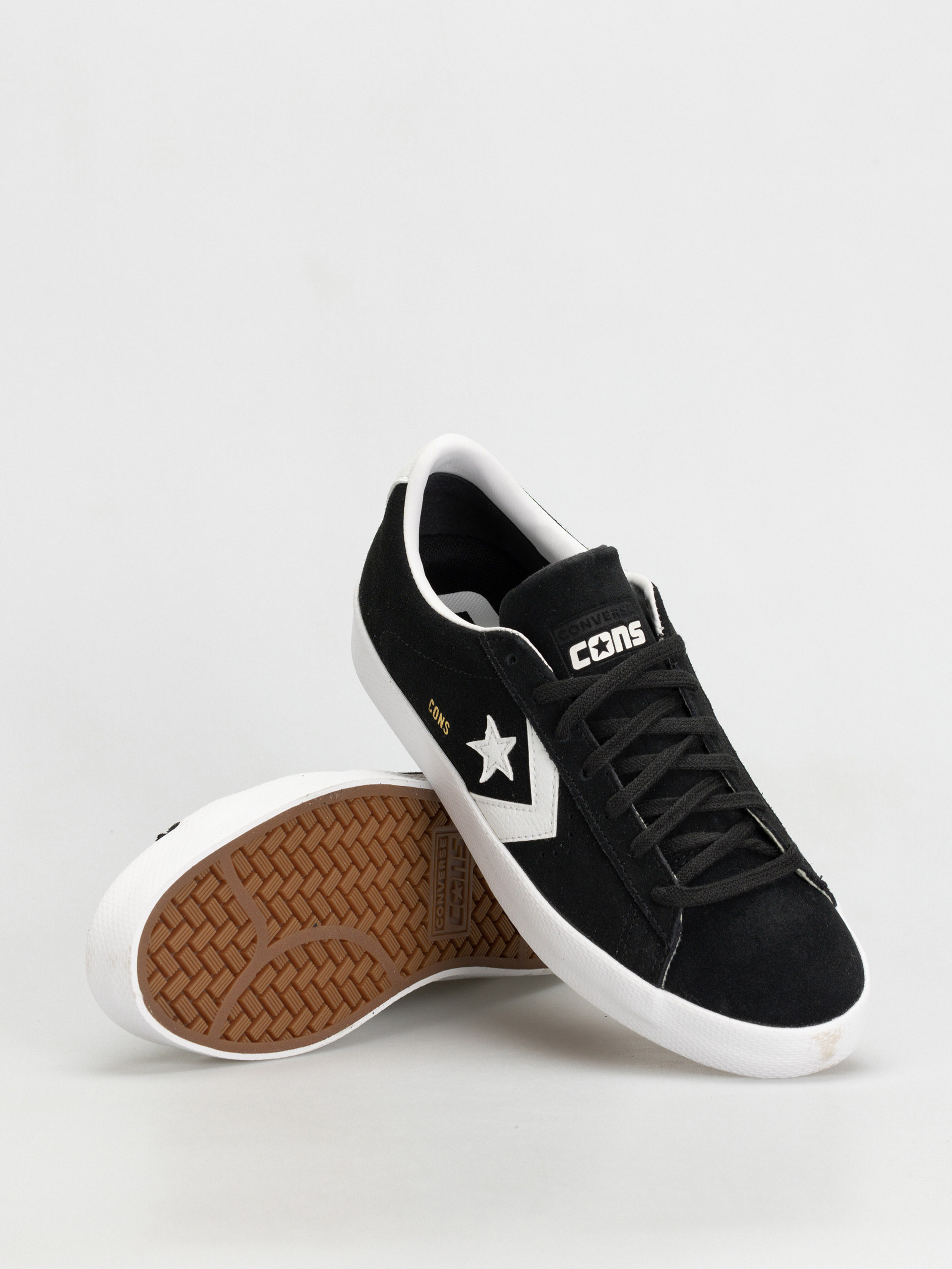 Converse Pro Leather Vulc Shoes (black/white)