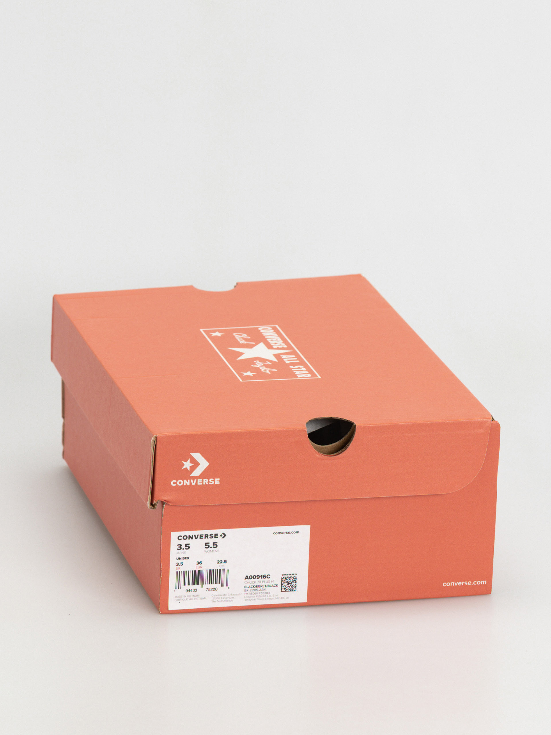 Converse Chuck 70 Plus Hi Chucks (black/egret/black)