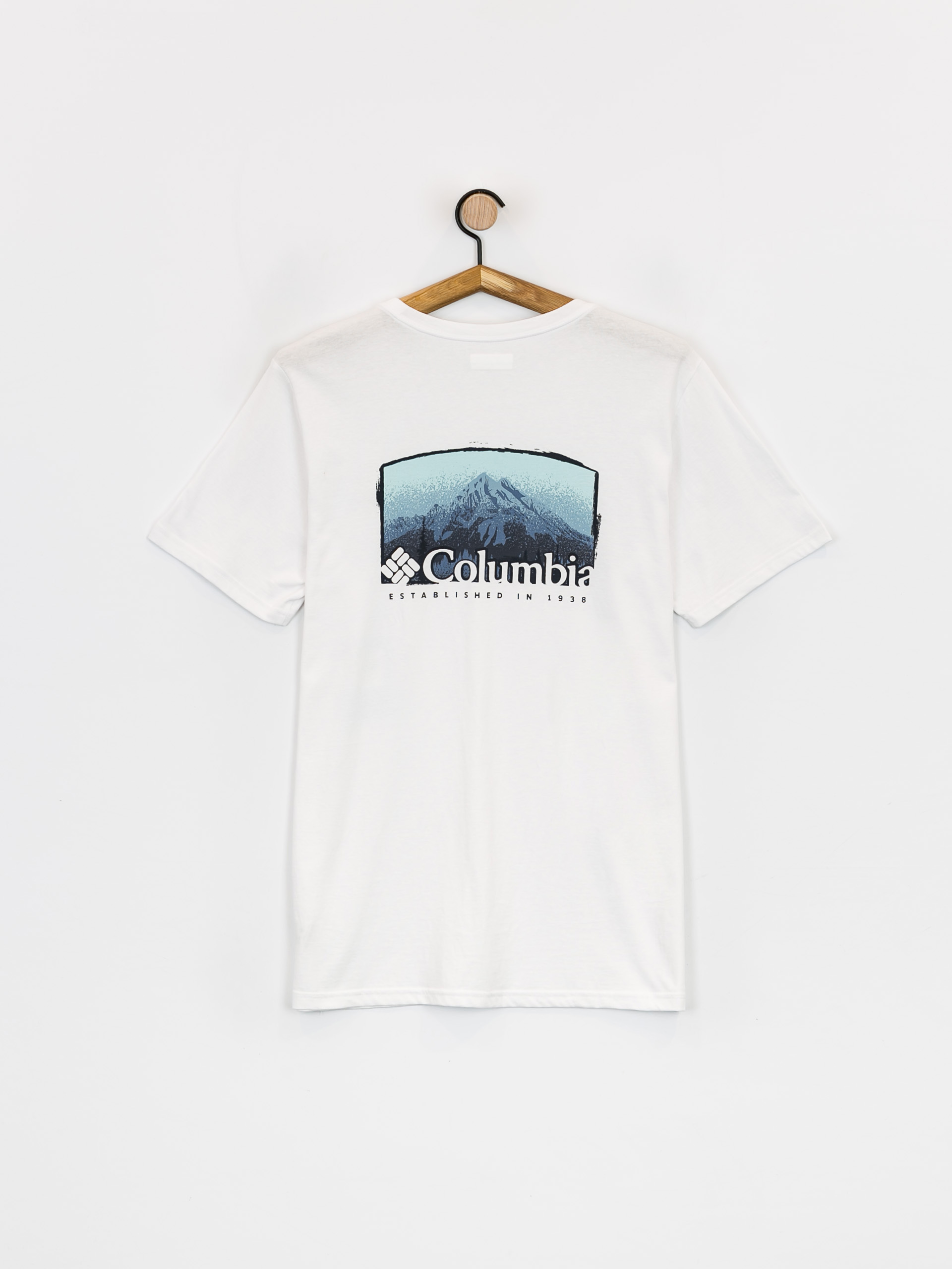 Columbia Rapid Ridge Back Graphic II T-shirt (white foggy ha)