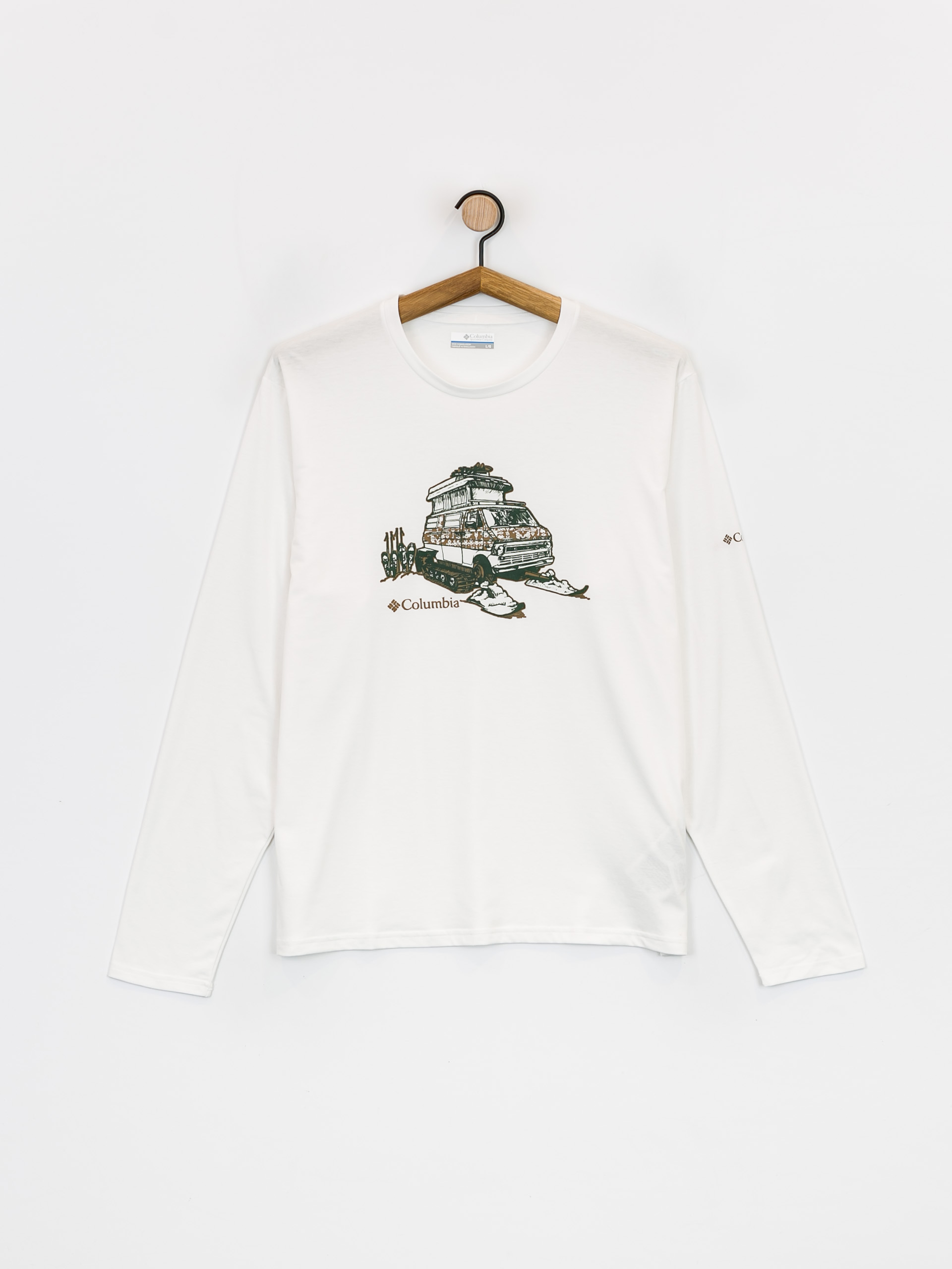 Columbia Sun Trek EU Graphic Longsleeve (white winter f)