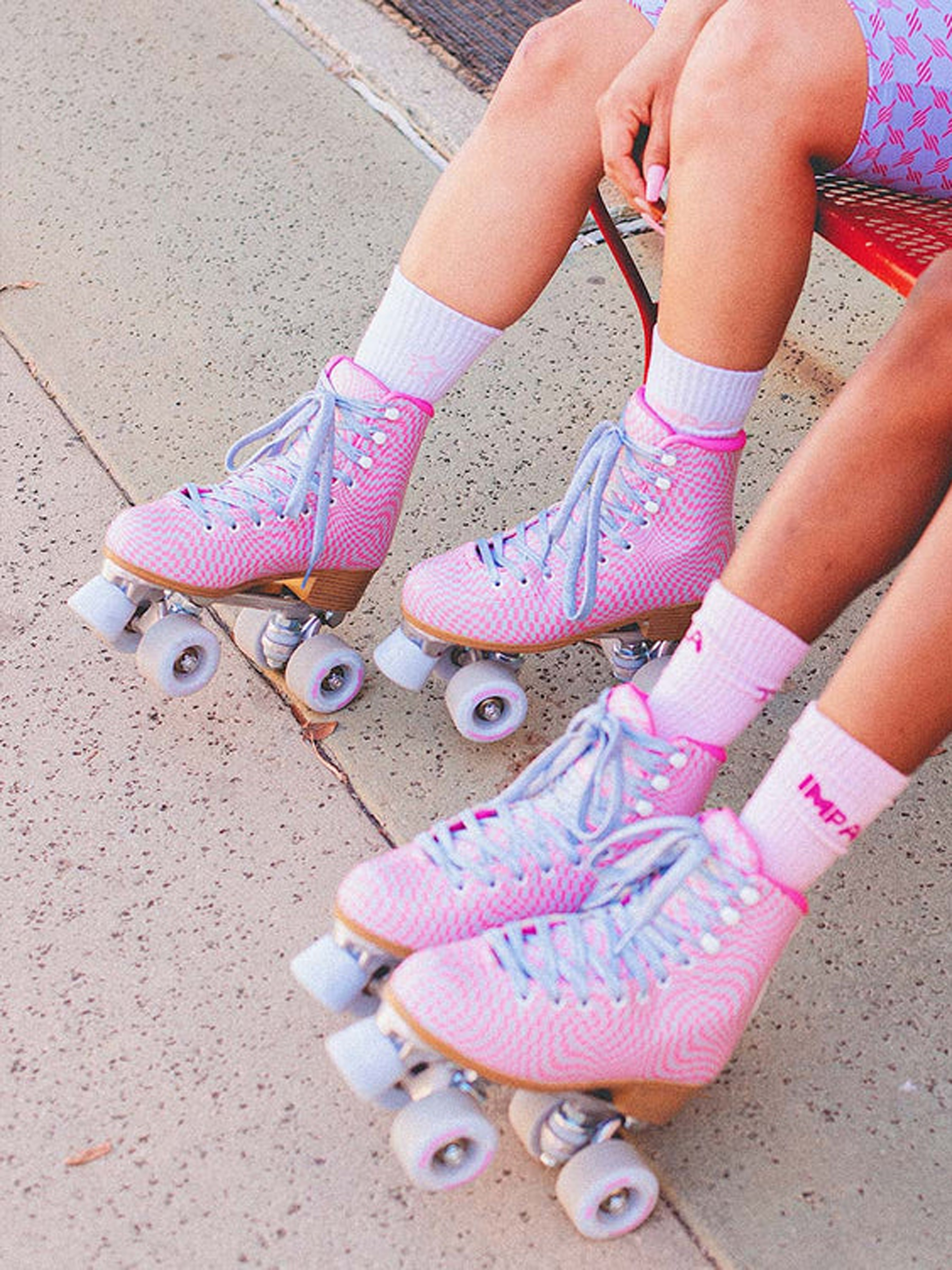 Impala Quad Skate Roller skates Wmn (wavy check)