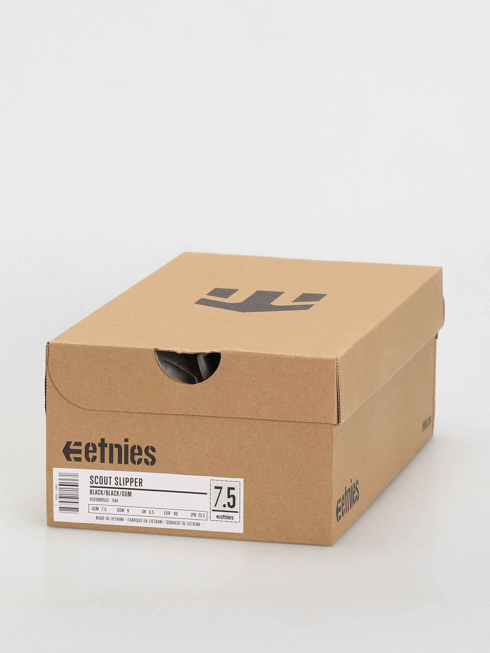 Etnies Scout Slipper Shoes (black/black/gum)