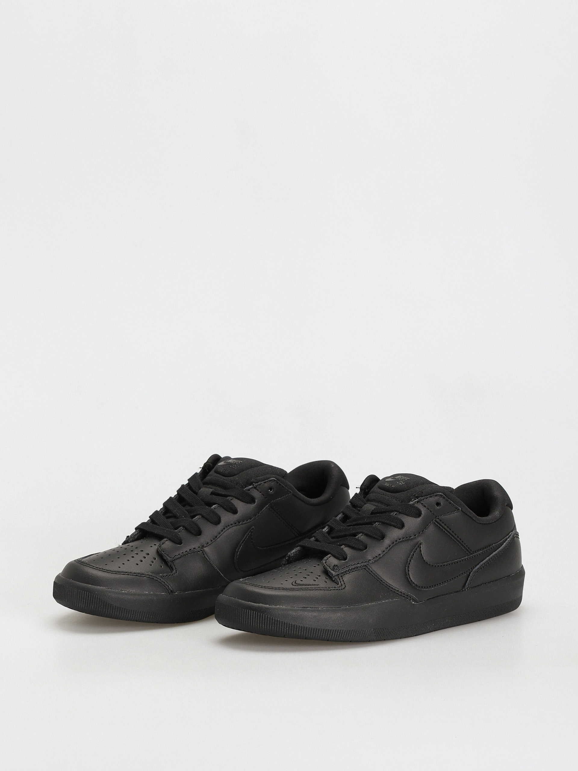 Nike SB Force 58 Premium Leather Schuhe (black/black black black)