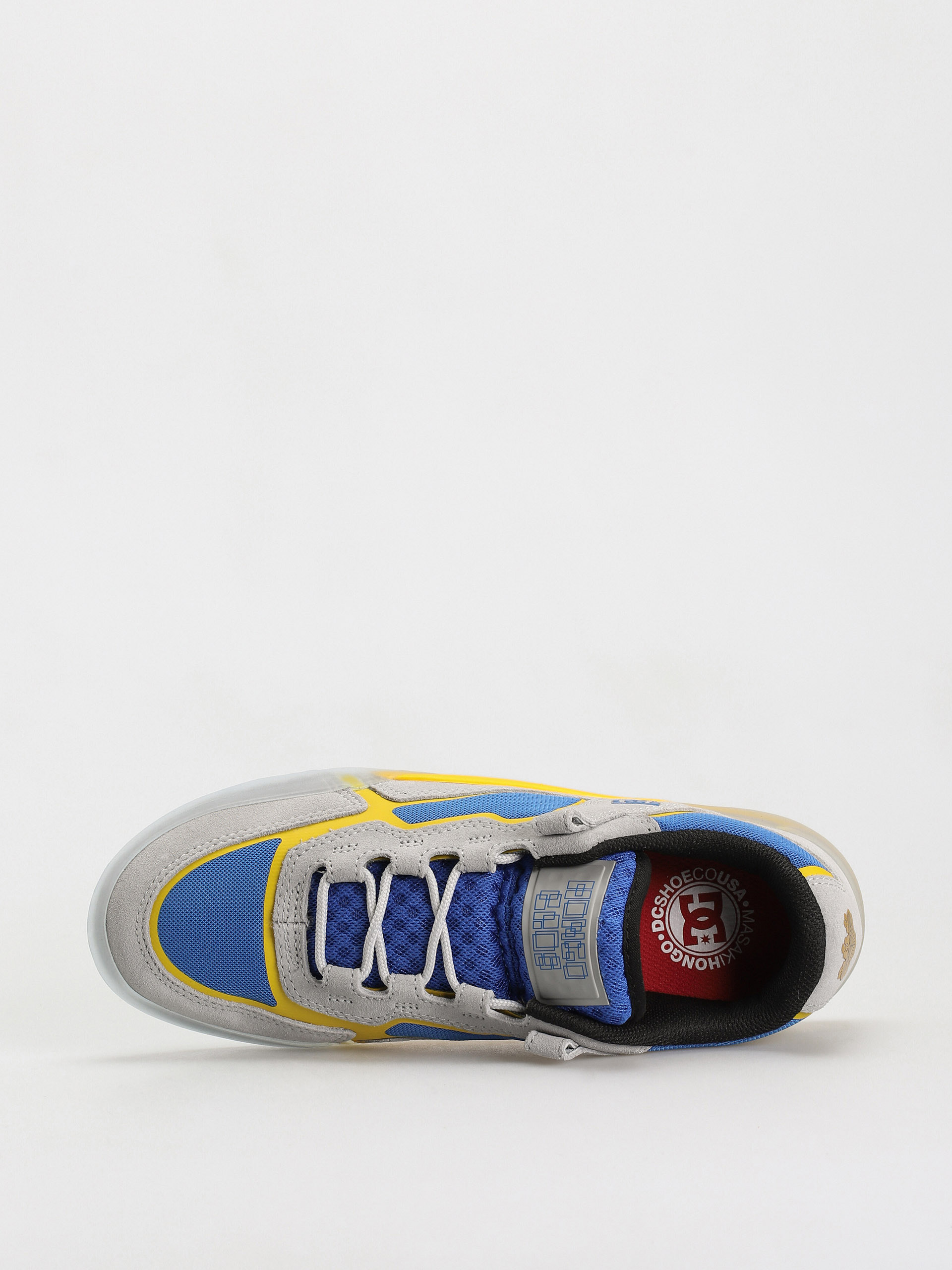 DC X Hongo Metric Shoes - blue, yellow, grey (grey/blue/yellow)