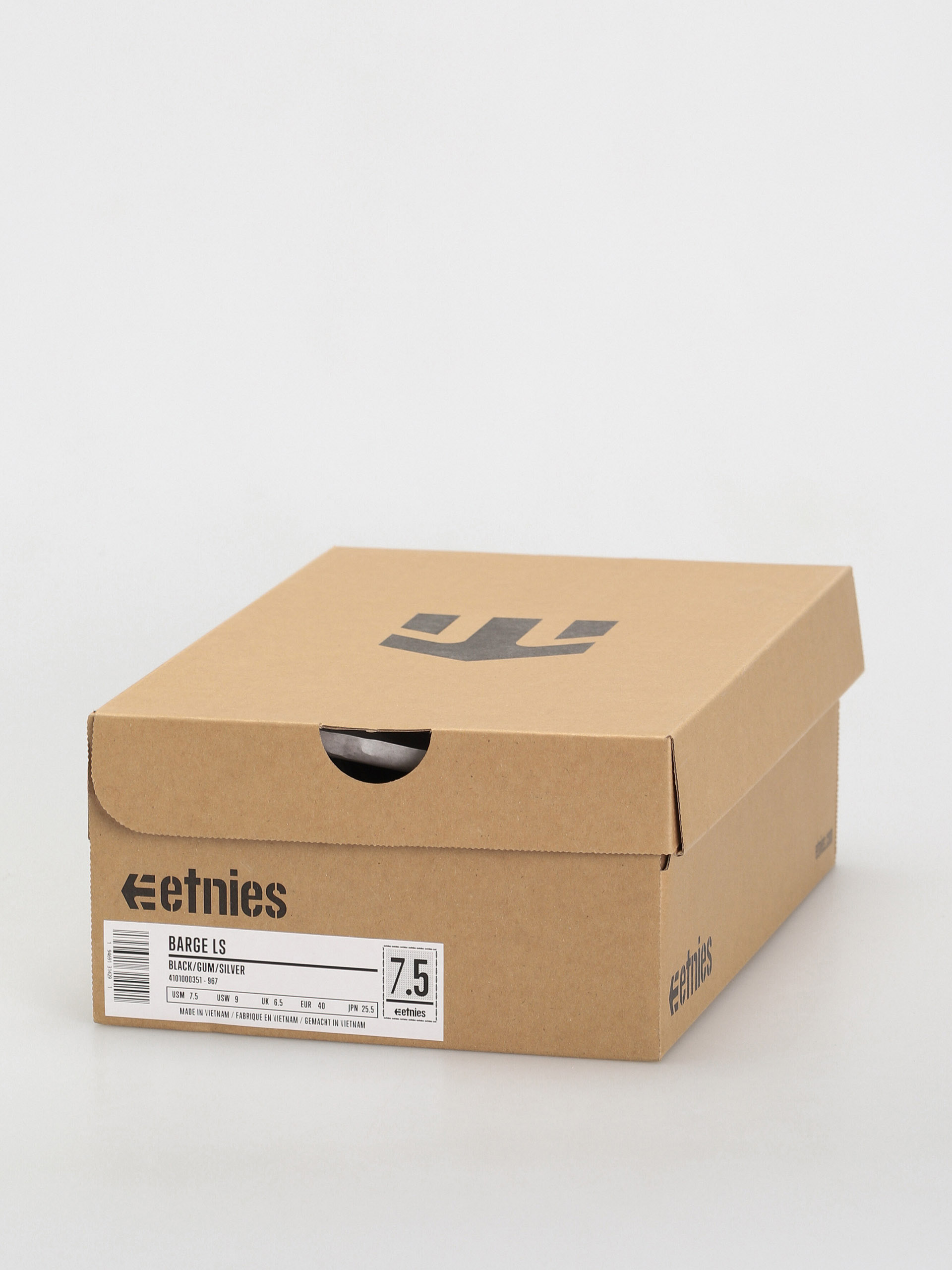 Etnies Barge Ls Shoes (black/gum/silver)