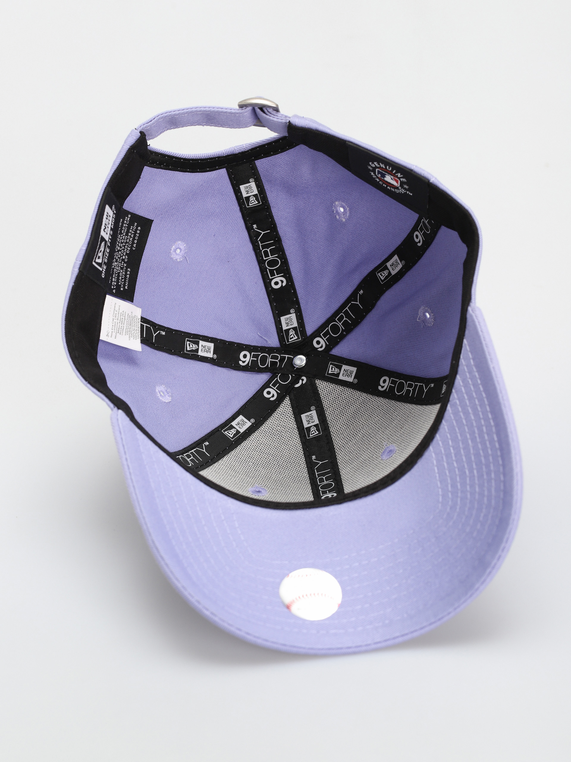 New Era League Essential 9Forty New York Yankess Cap Wmn (lavender/white)