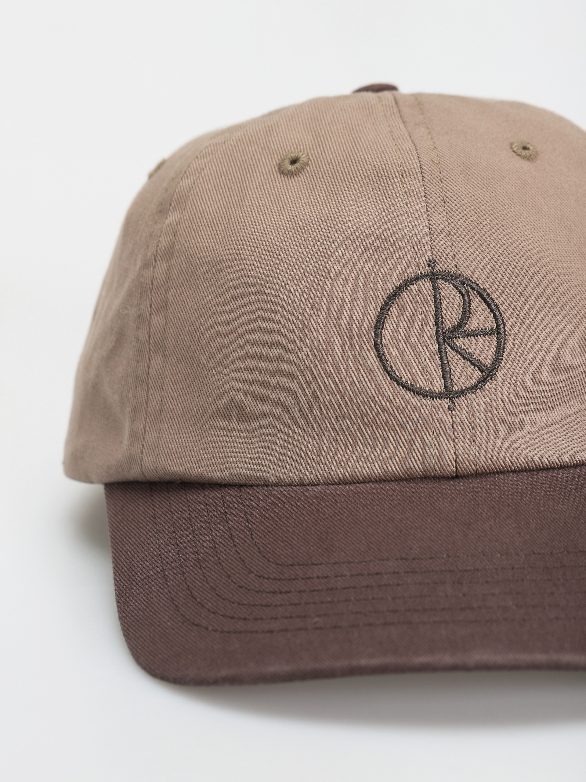 Polar Skate Duo Stroke Logo Cap (khaki/brown)