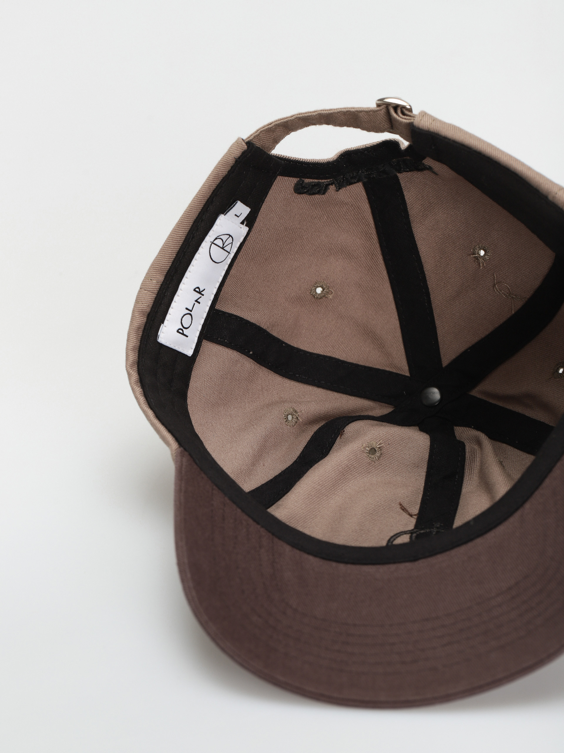 Polar Skate Duo Stroke Logo Cap (khaki/brown)