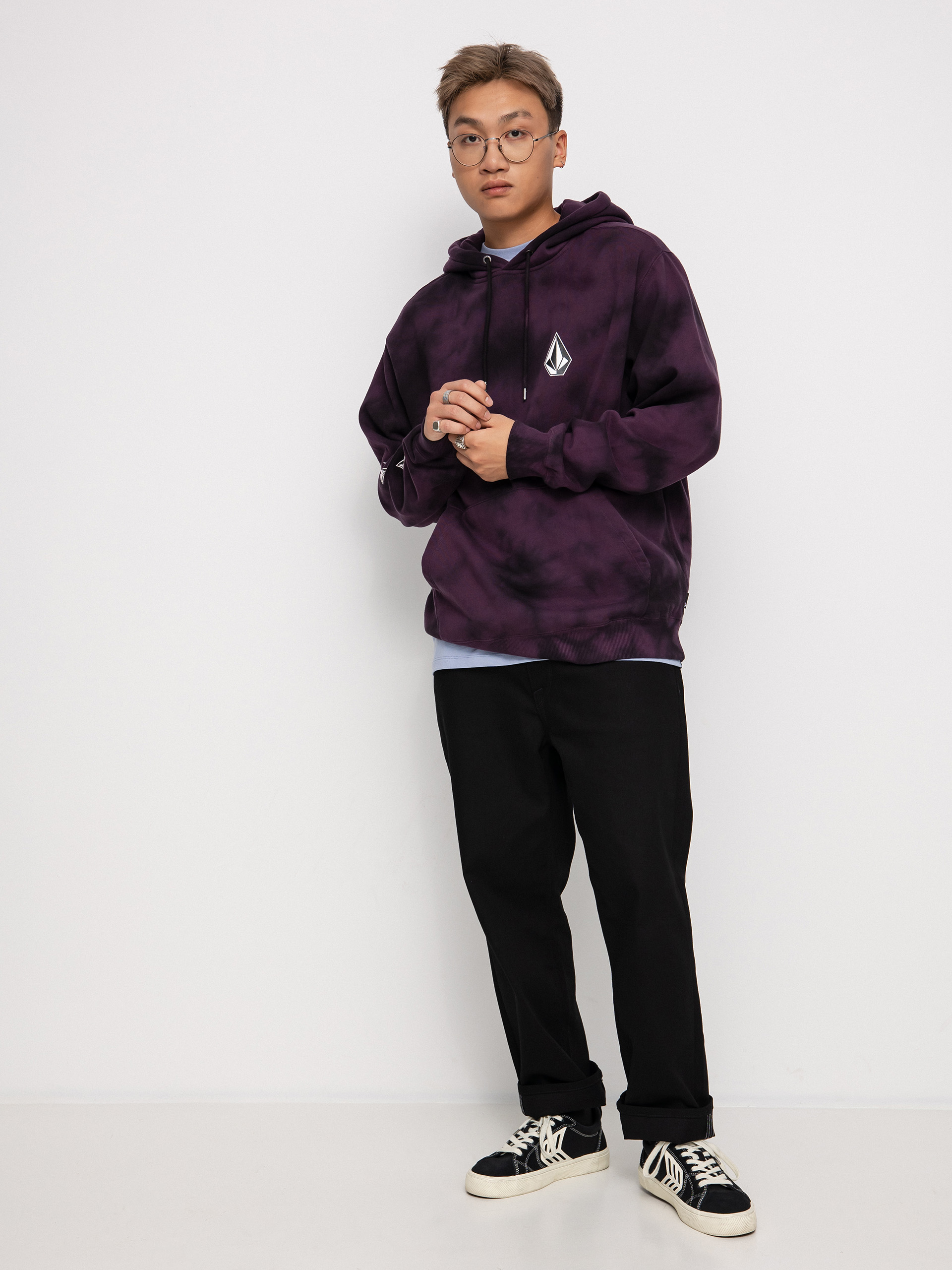 Volcom Iconic Stone Plus HD Hoodie (mulberry)