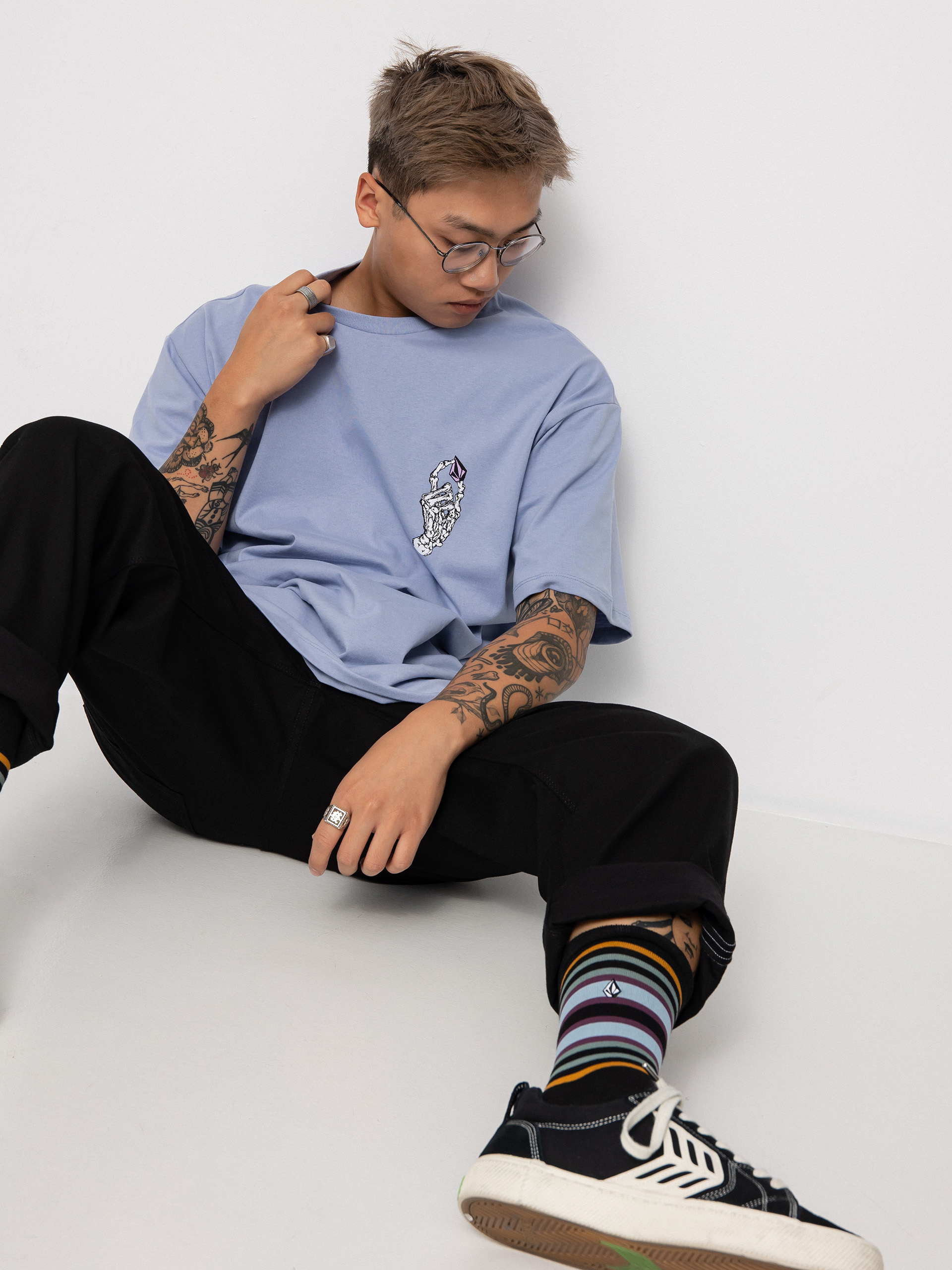 Volcom Stokstone Lse T-shirt (purple haze)