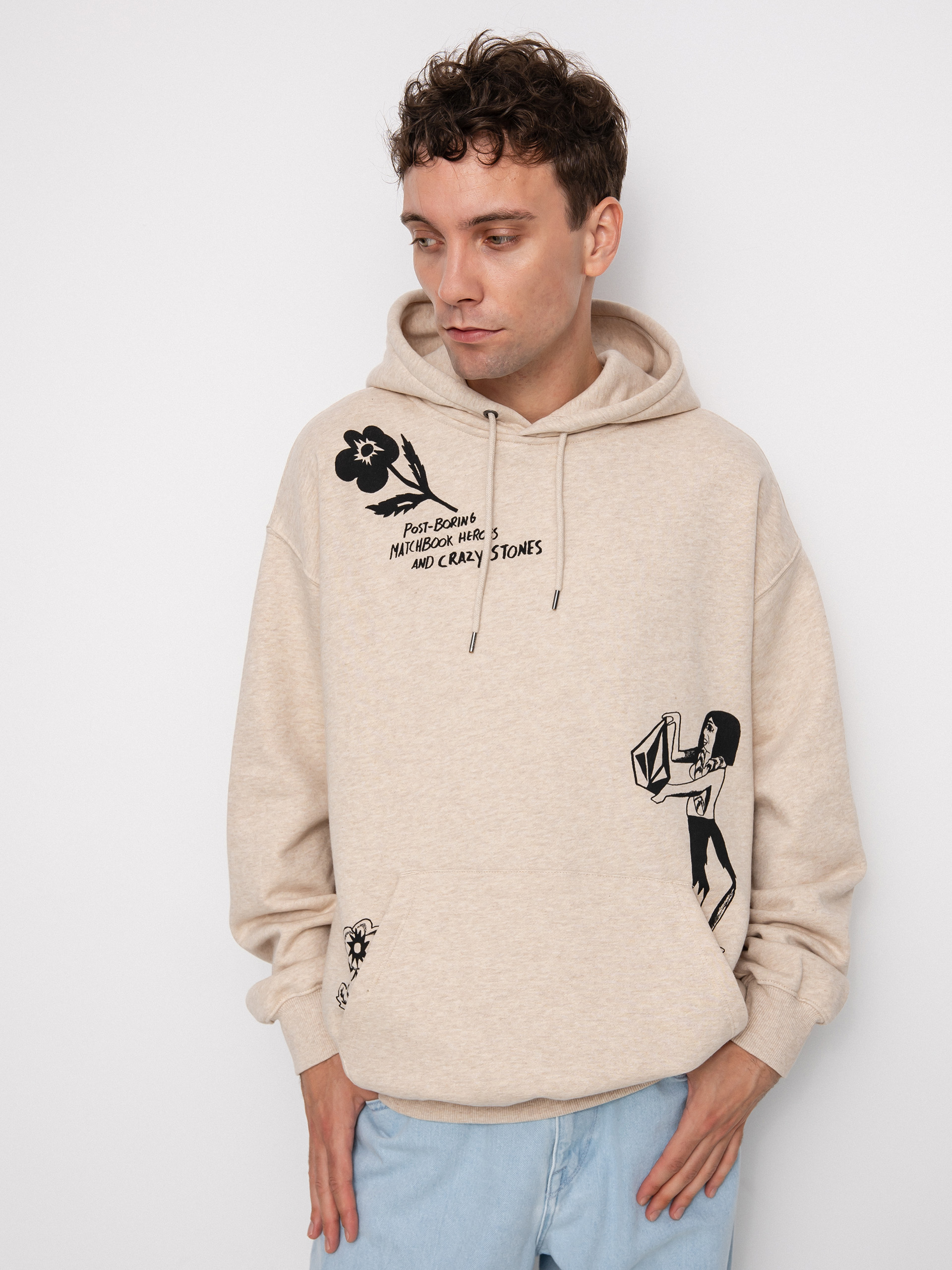Volcom Fa Bob Mollema HD Hoodie (whitecap grey)