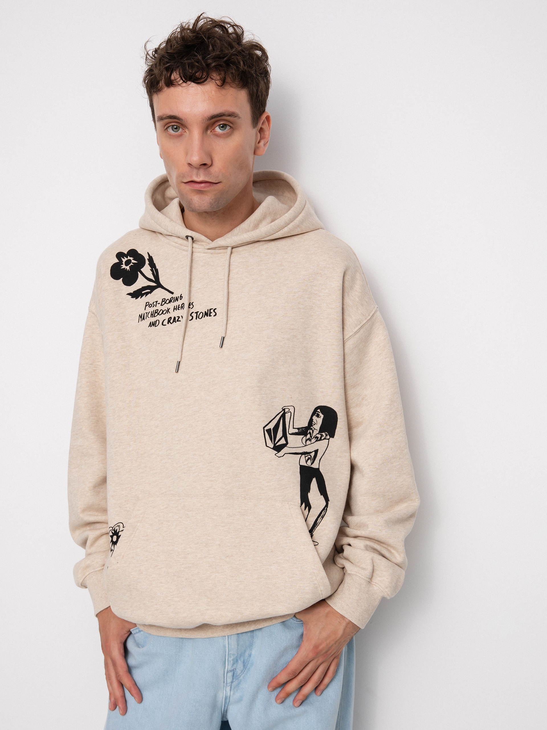 Volcom Fa Bob Mollema HD Hoodie (whitecap grey)