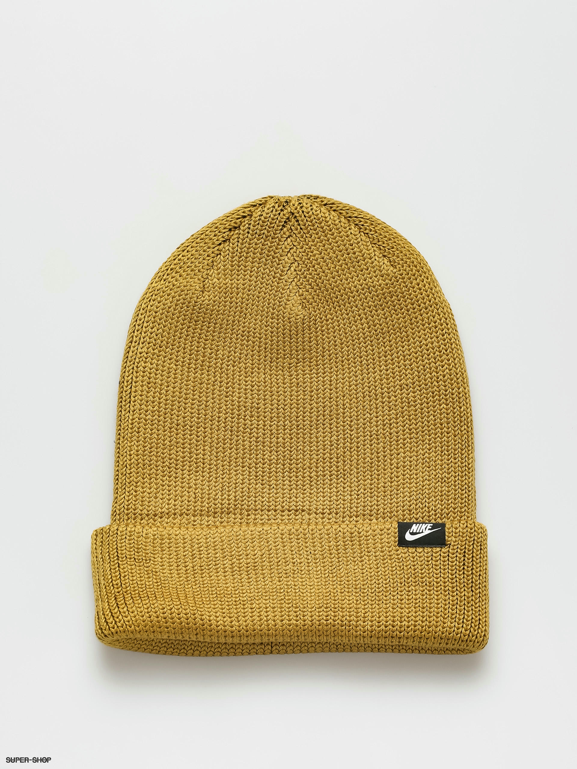 Nike store beanie yellow