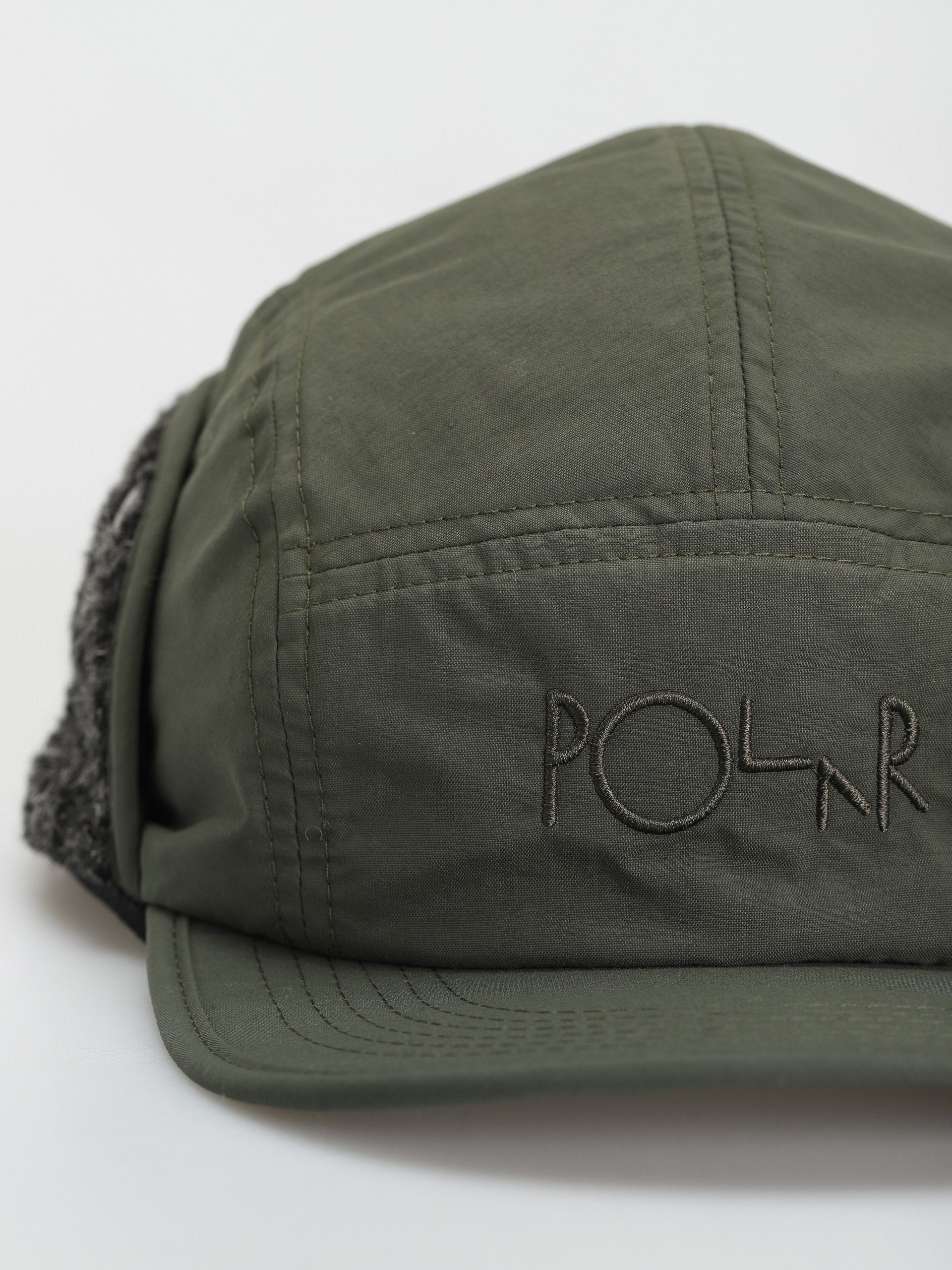 Polar Skate Sherpa Flap Cap (army green)