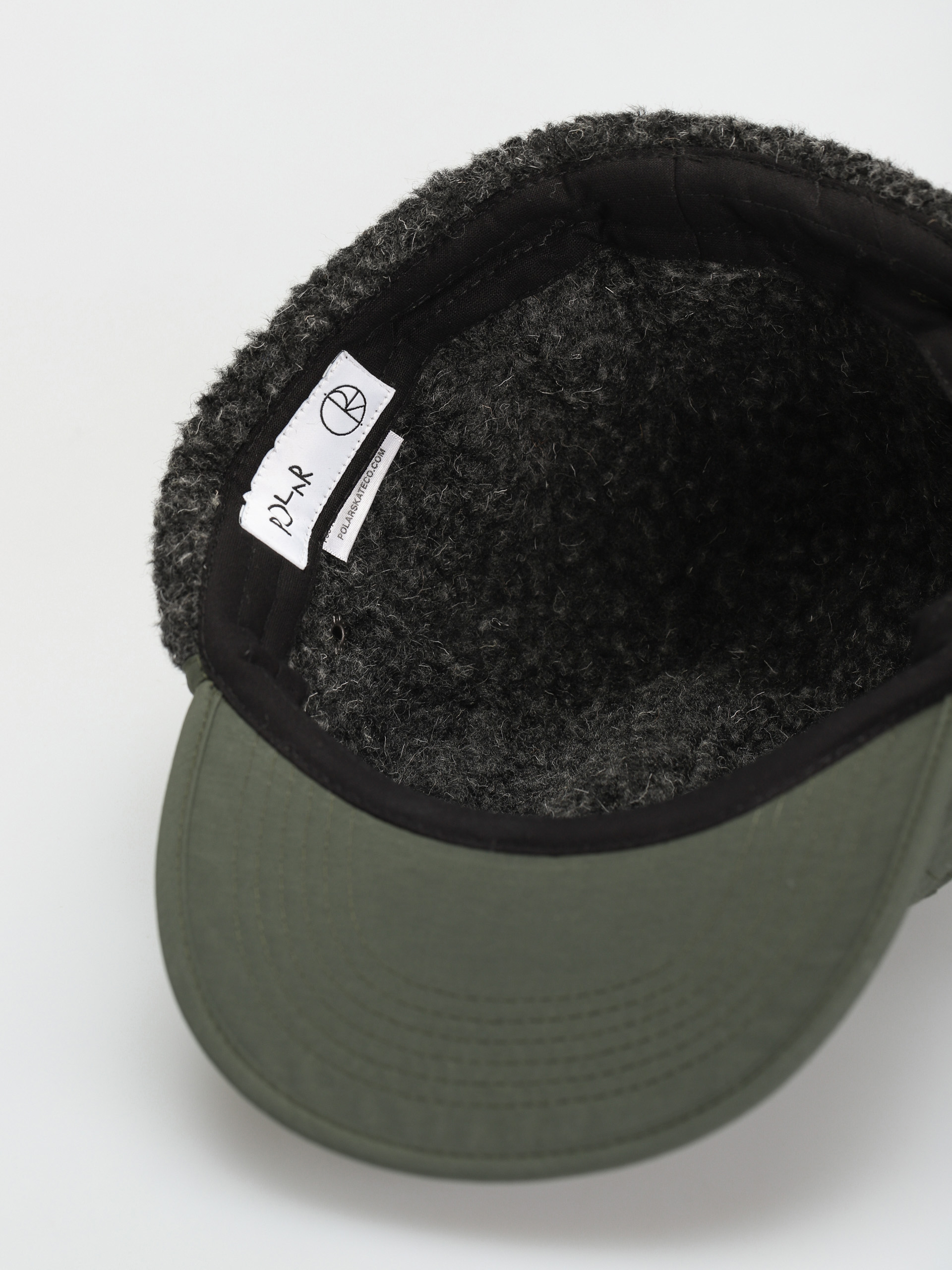 Polar Skate Sherpa Flap Cap (army green)
