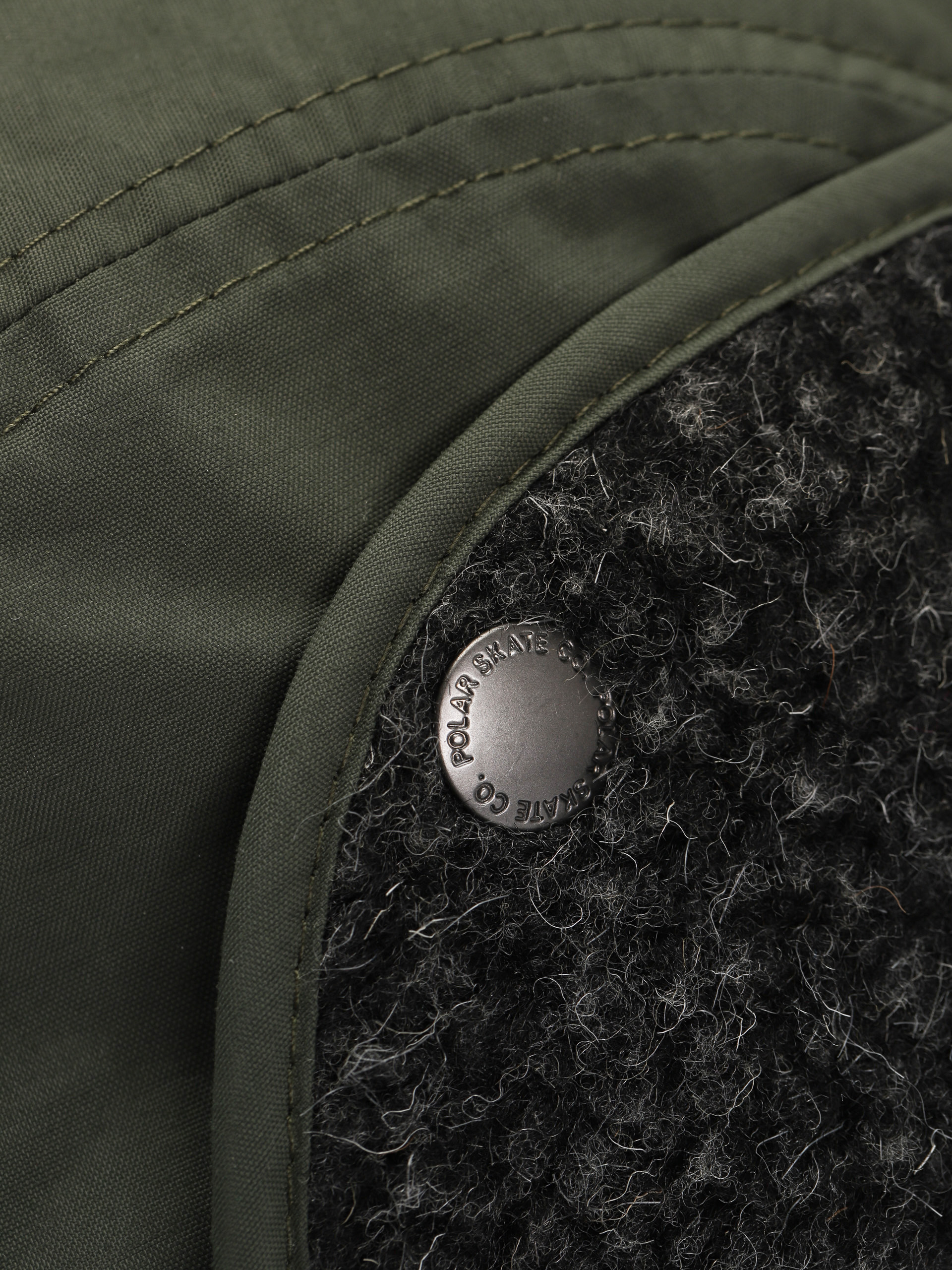 Polar Skate Sherpa Flap Cap (army green)
