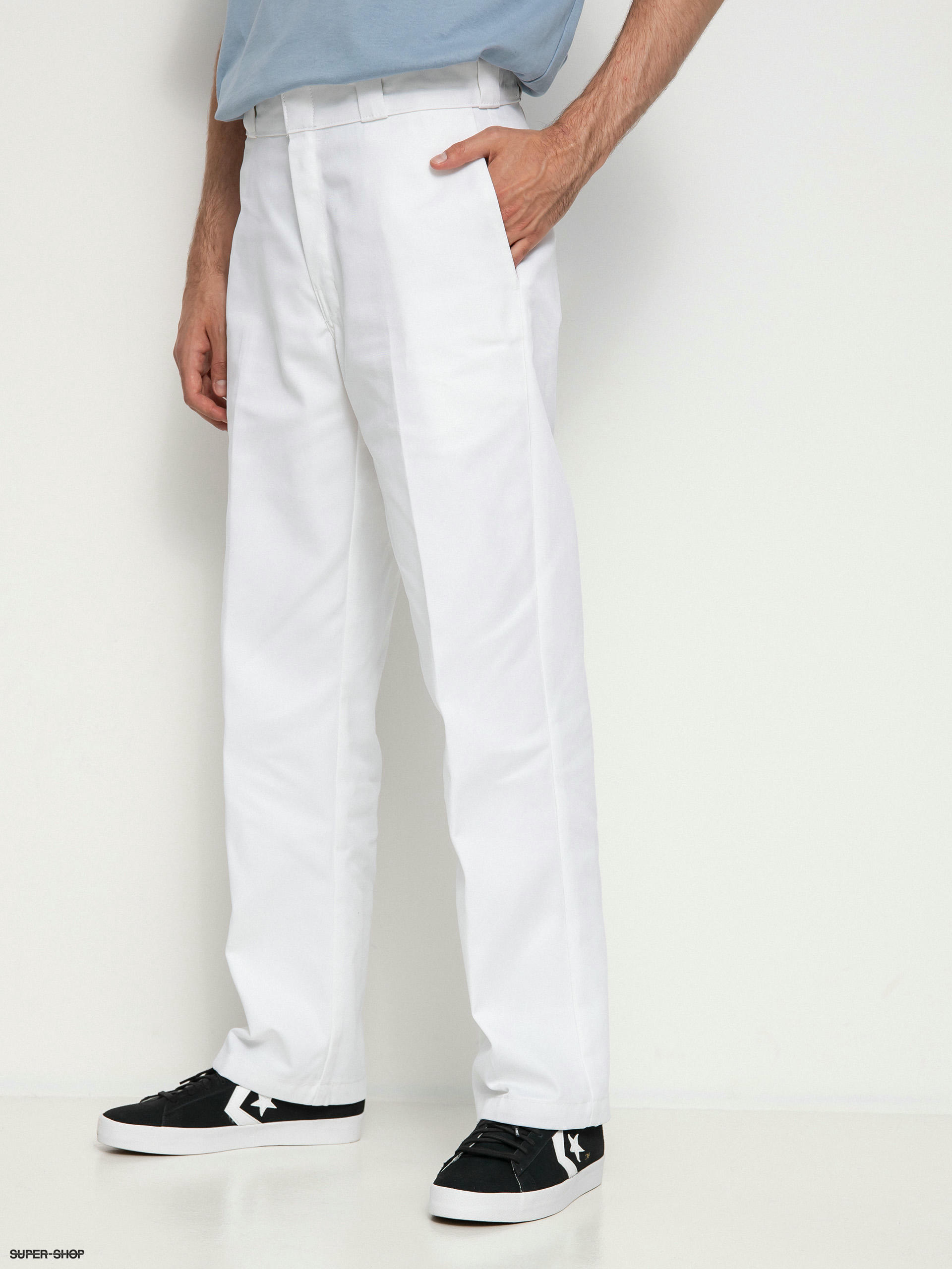 white construction pants