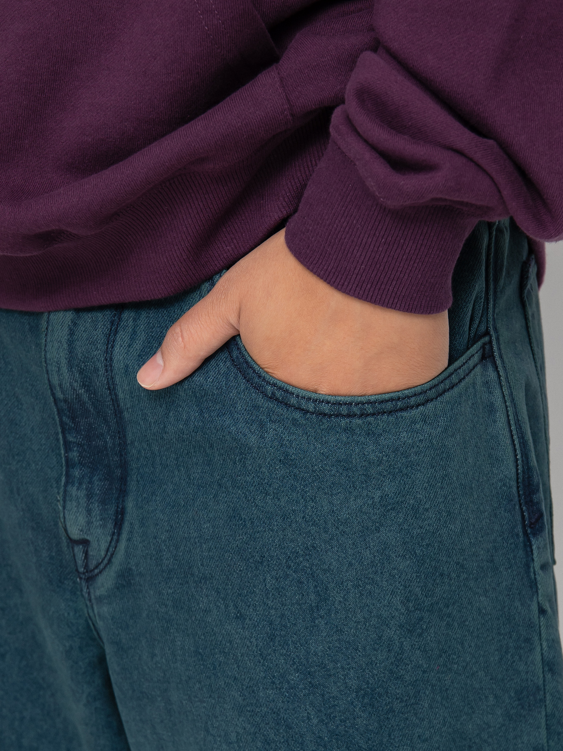 Volcom Billow Denim Pants (marina blue)