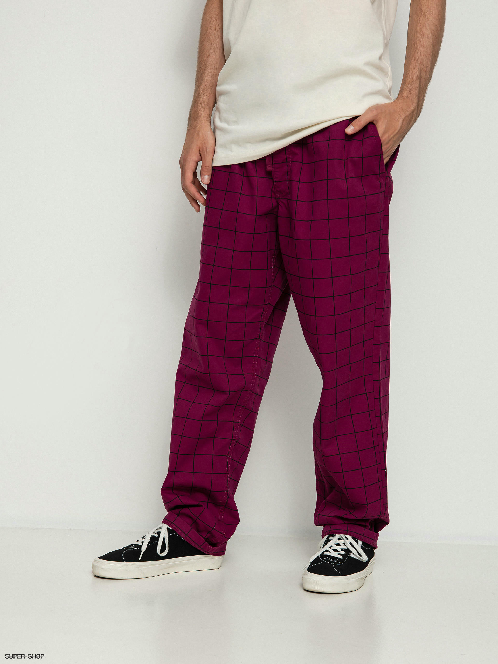 Vans pants hot sale purple