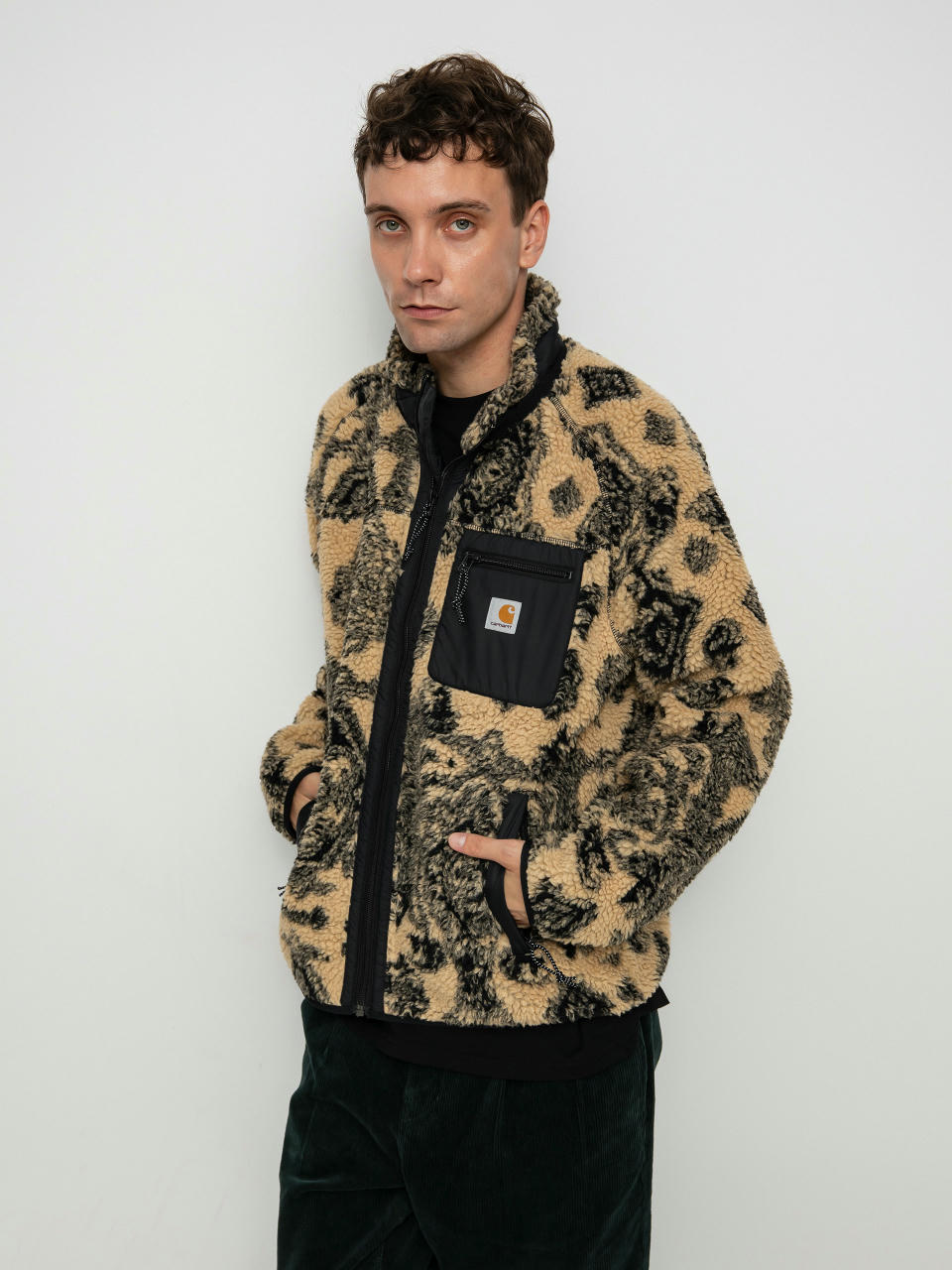 Carhartt WIP Prentis Liner Jacket (verse jacquard/dusty h brown/soot/black)