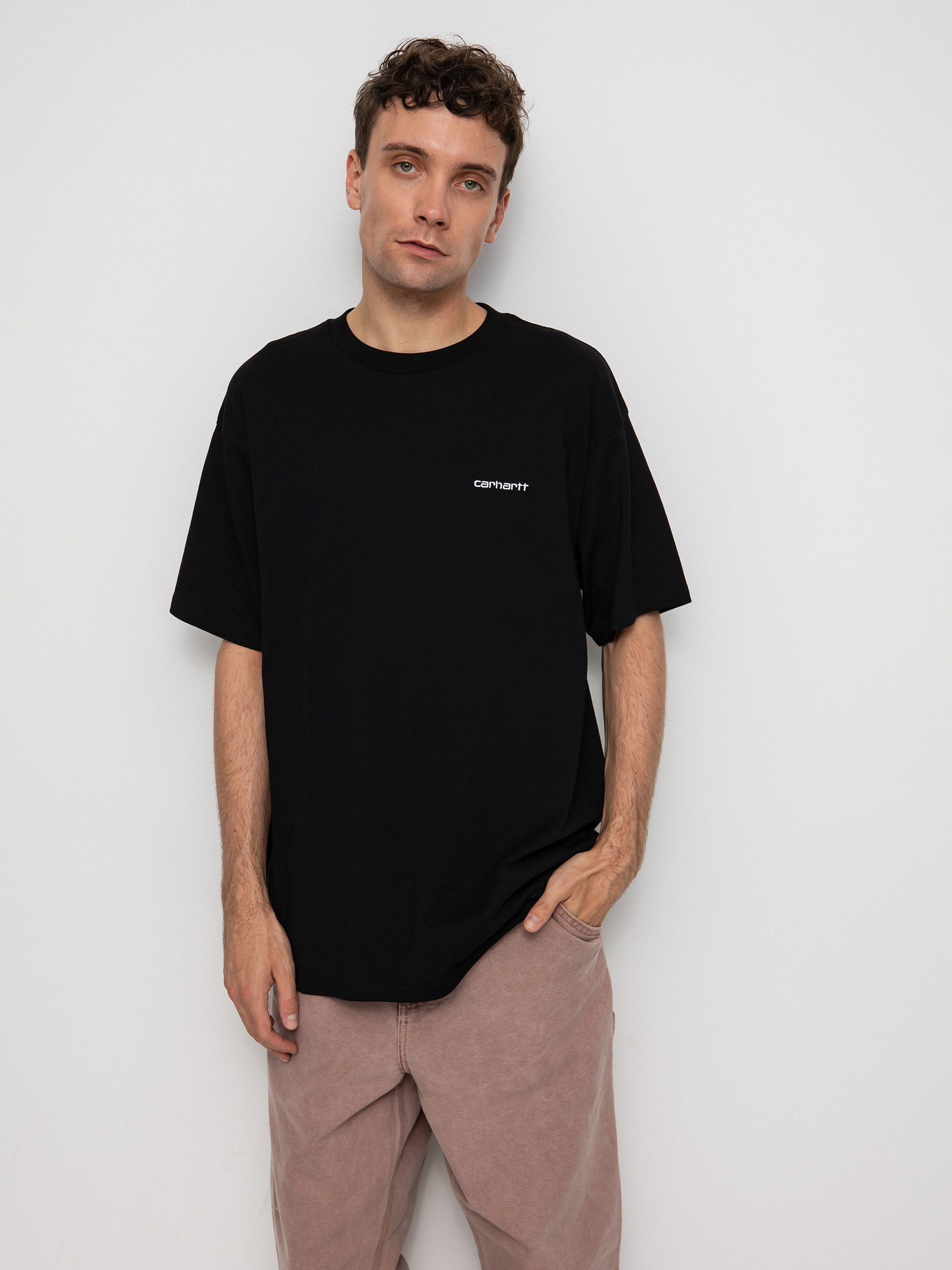 Carhartt WIP Script Embroidery T-shirt (black/white)