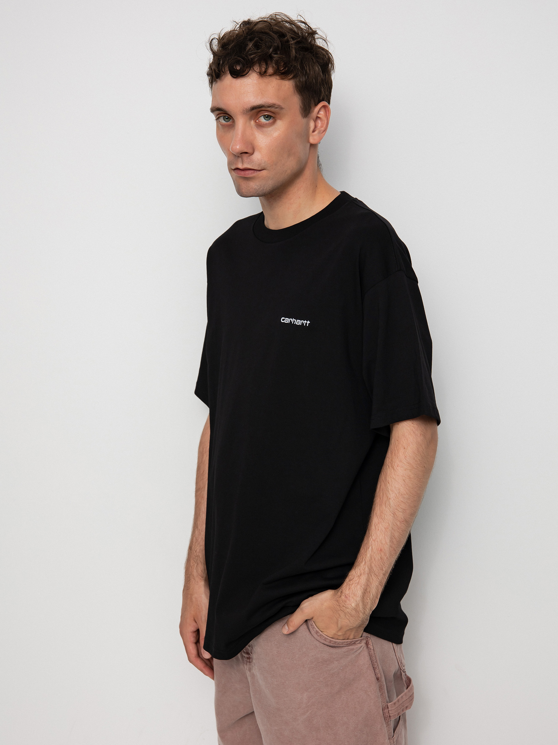Carhartt WIP Script Embroidery T-shirt (black/white)