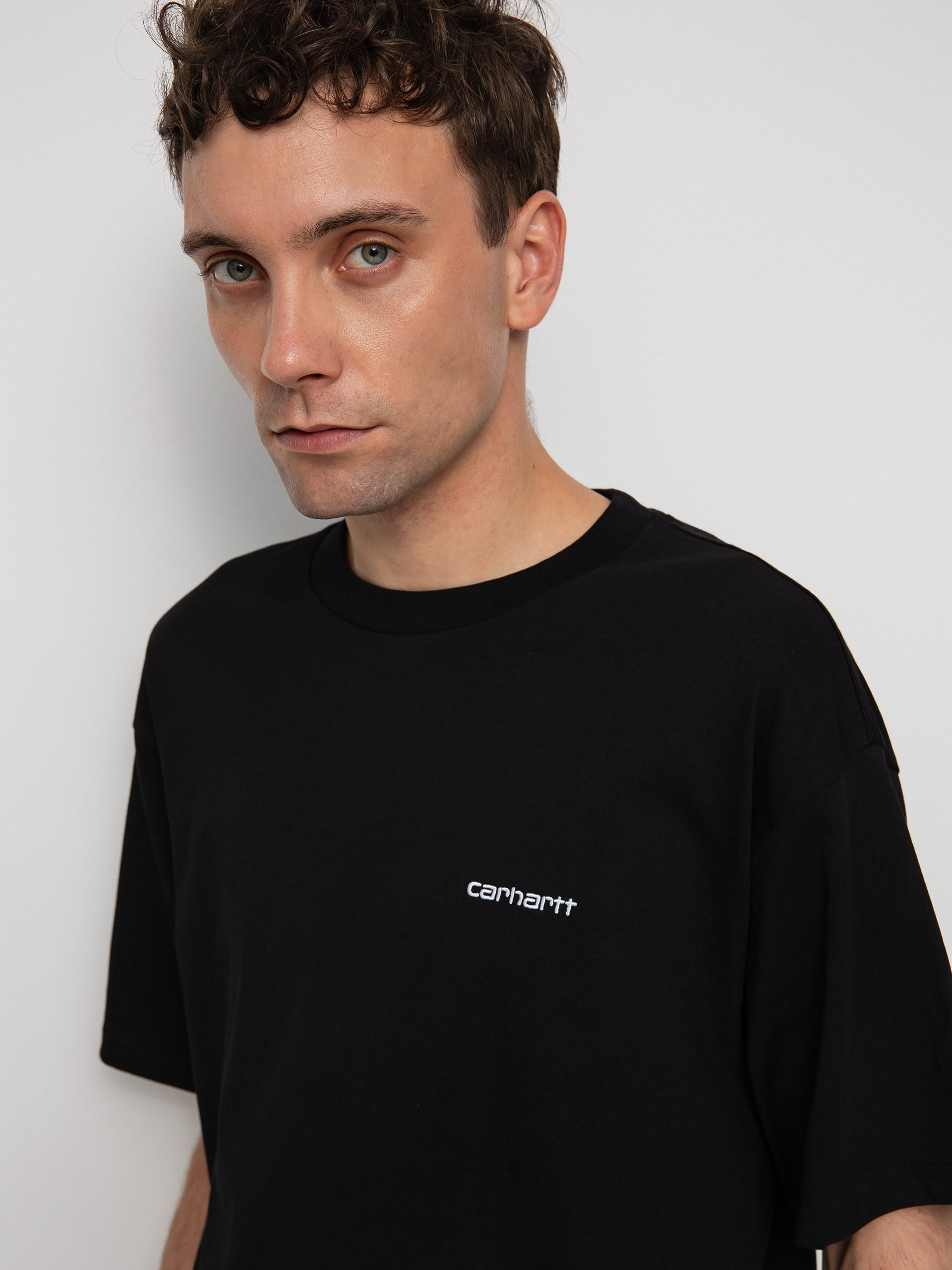 Carhartt WIP Script Embroidery T-shirt (black/white)