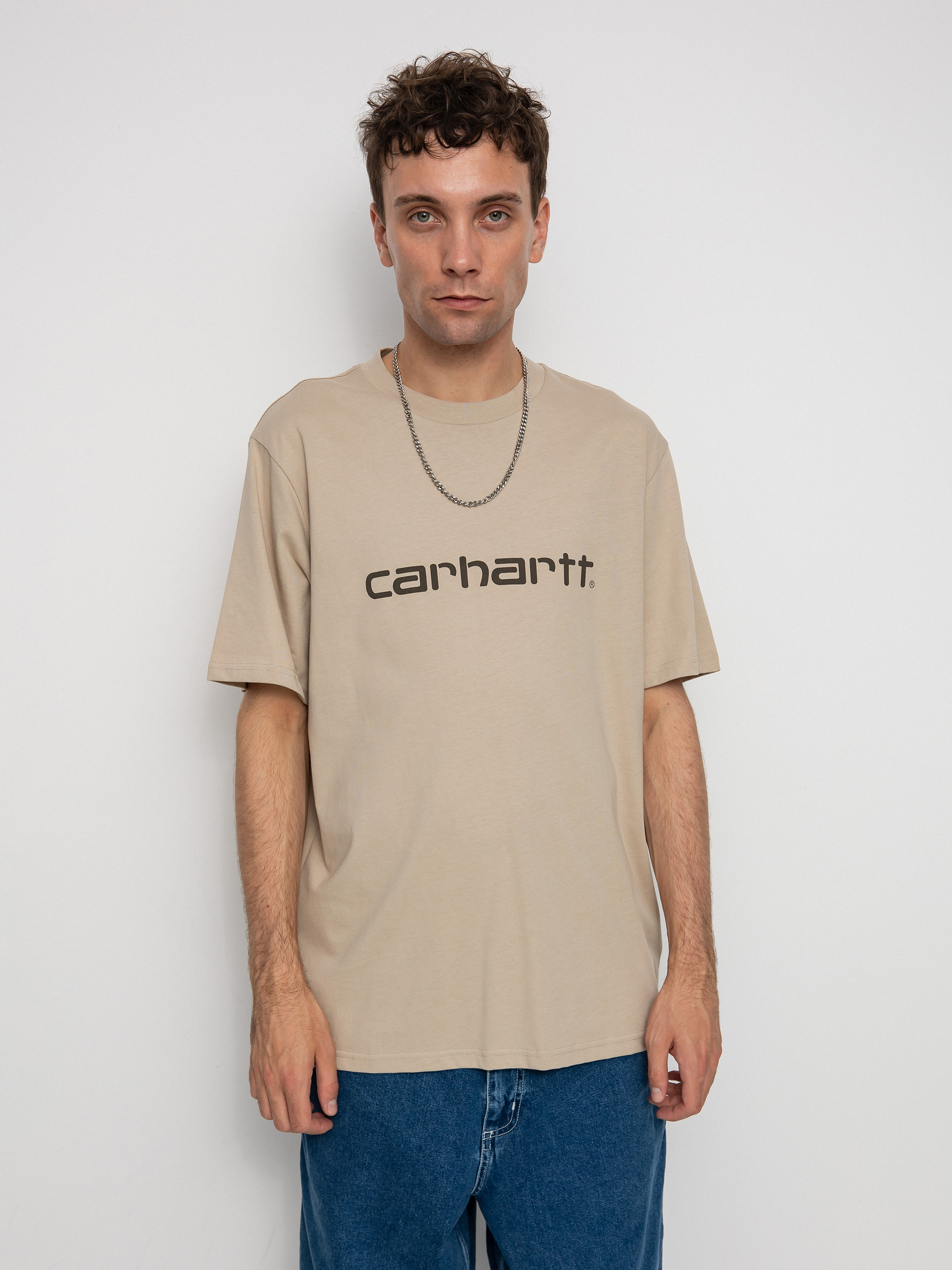 Carhartt WIP Script T-shirt (wall/cypress)