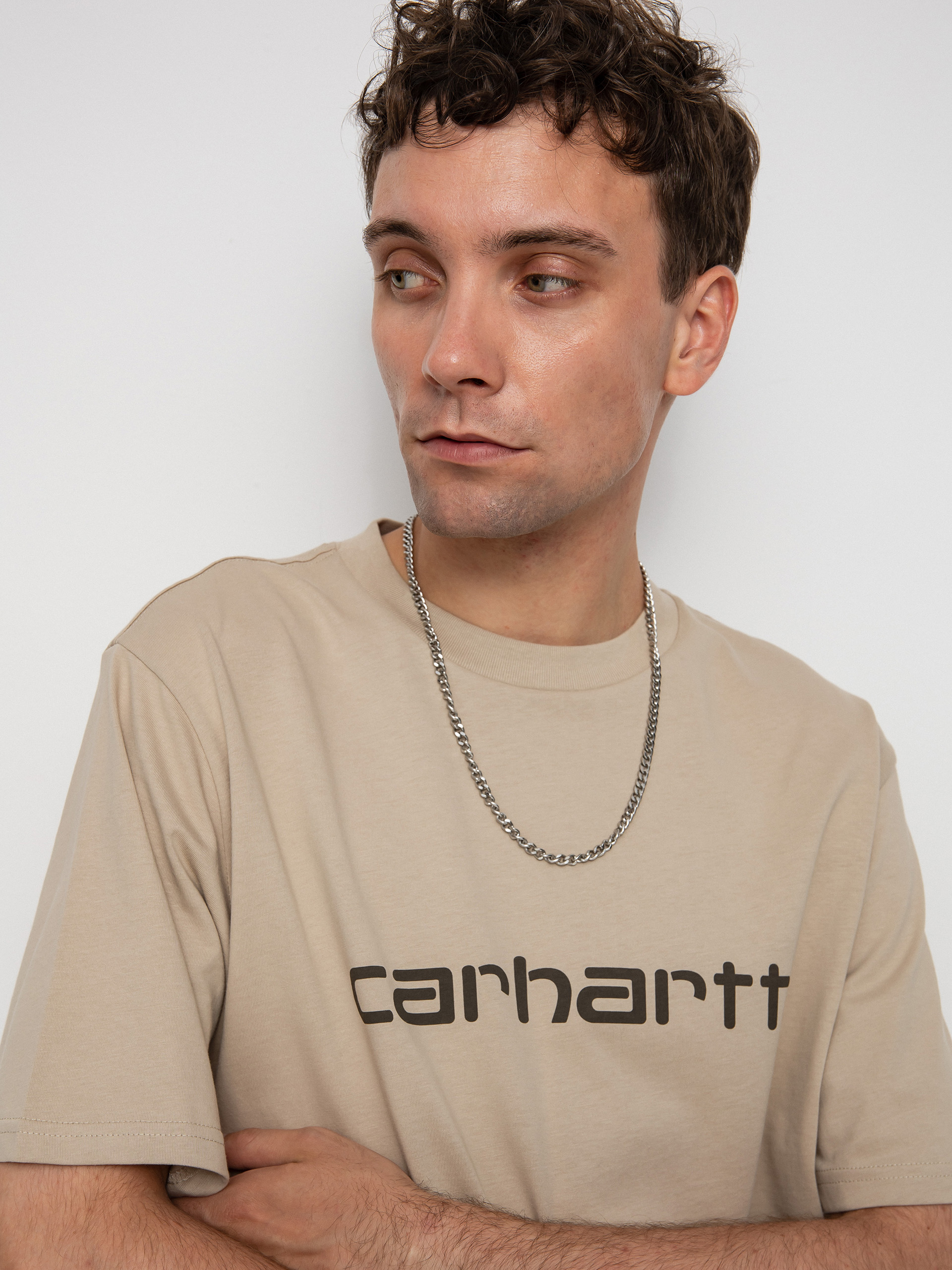 Carhartt WIP Script T-shirt (wall/cypress)