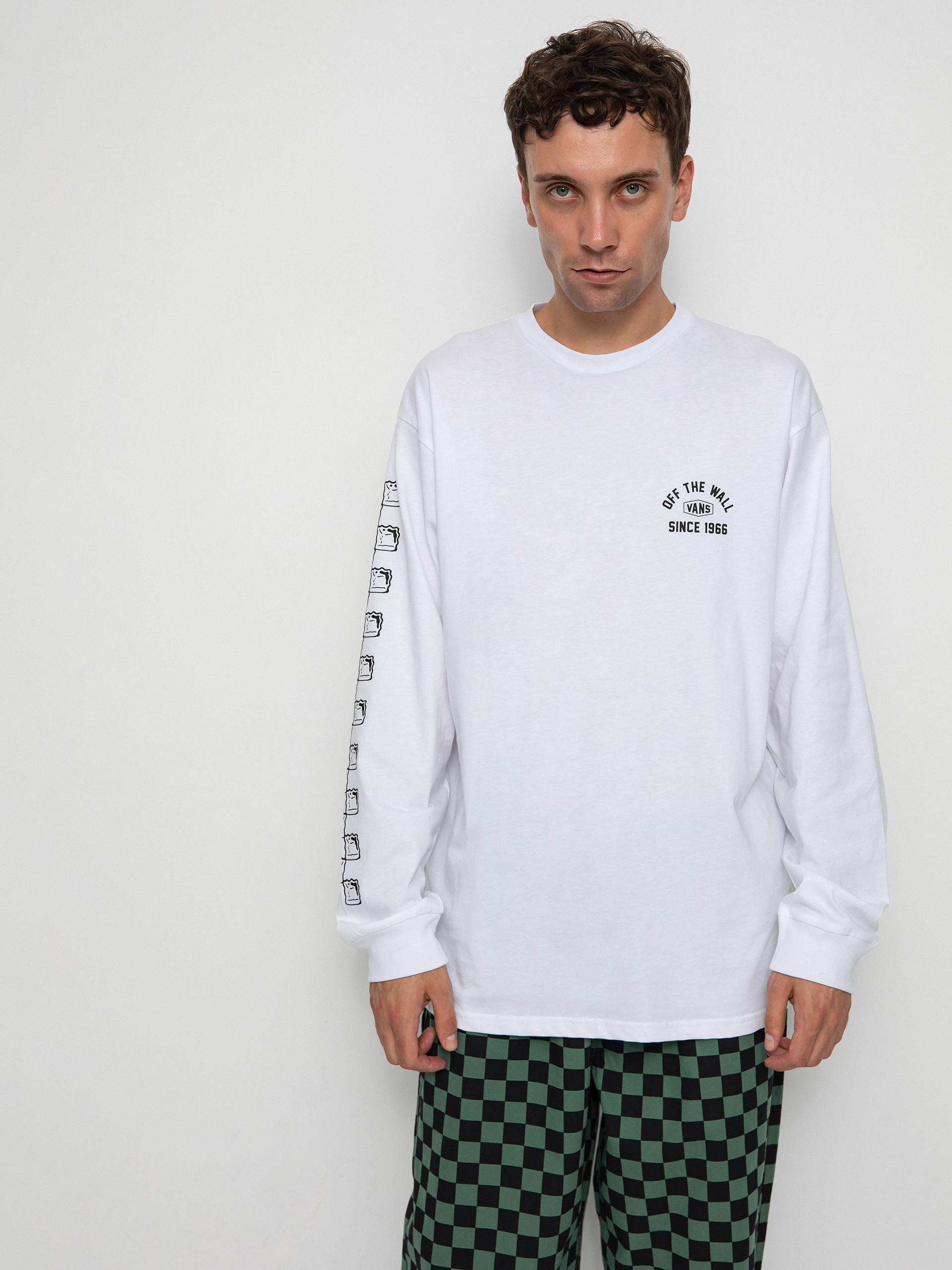 Vans Checkerboard Research Longsleeve (checkerboard research white)