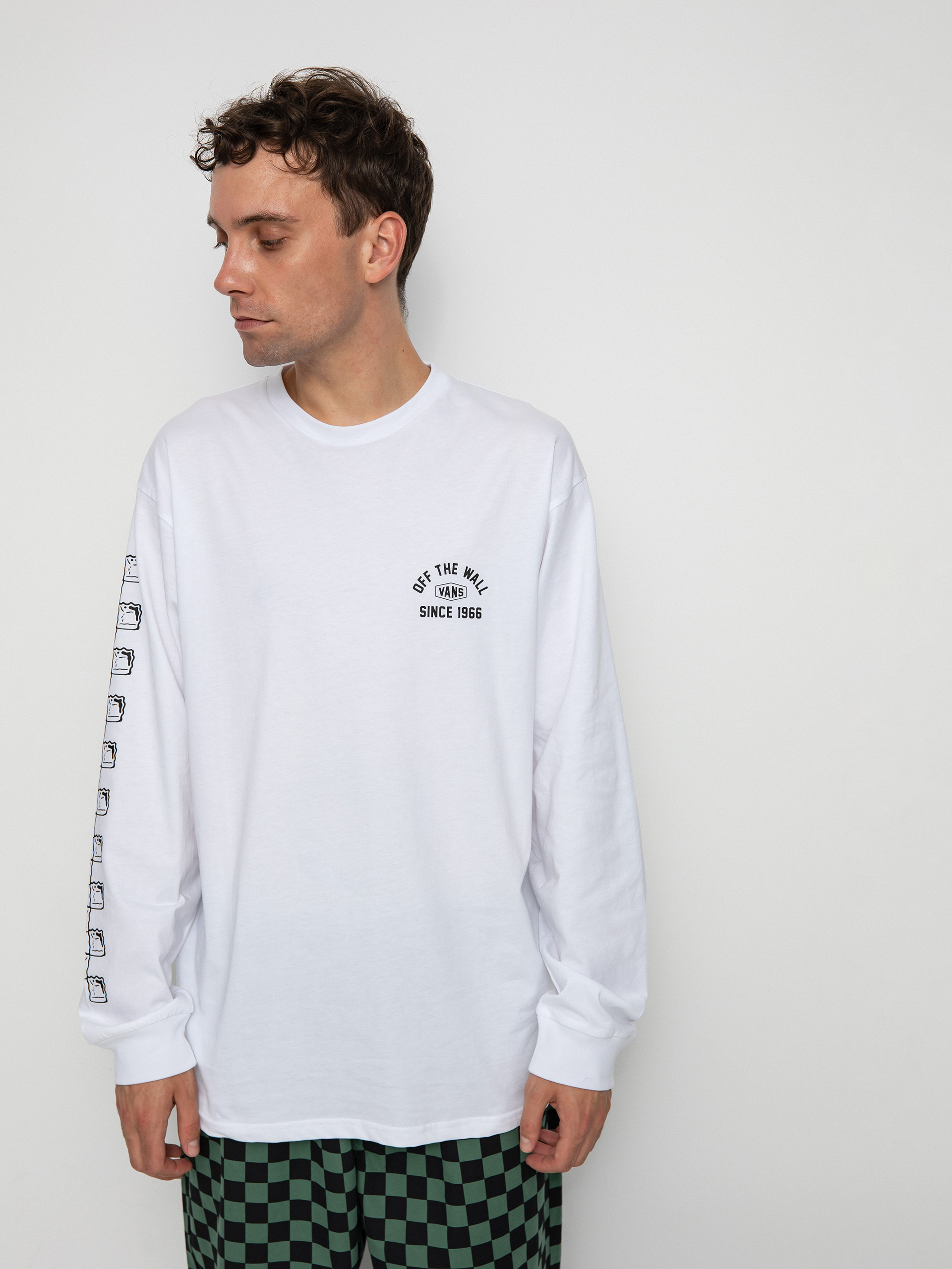 Vans Checkerboard Research Longsleeve (checkerboard research white)