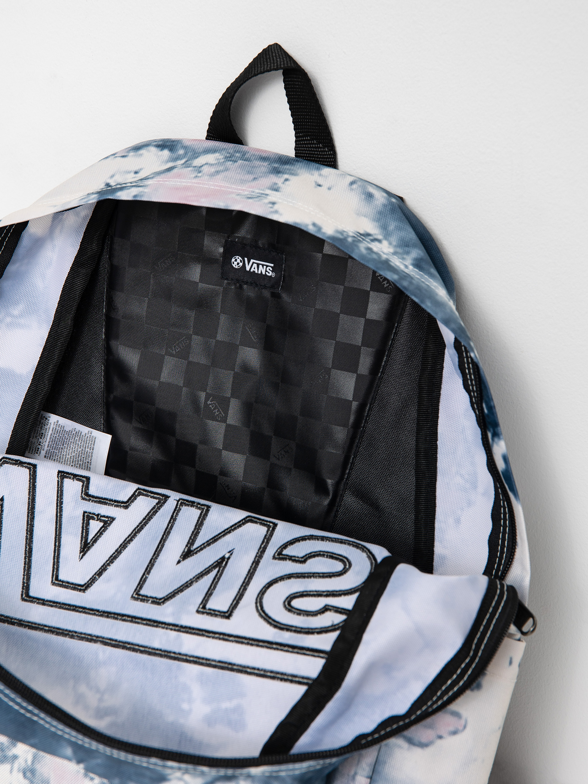 Vans Old Skool Drop V Backpack (tie dye elderberry/dress blues)