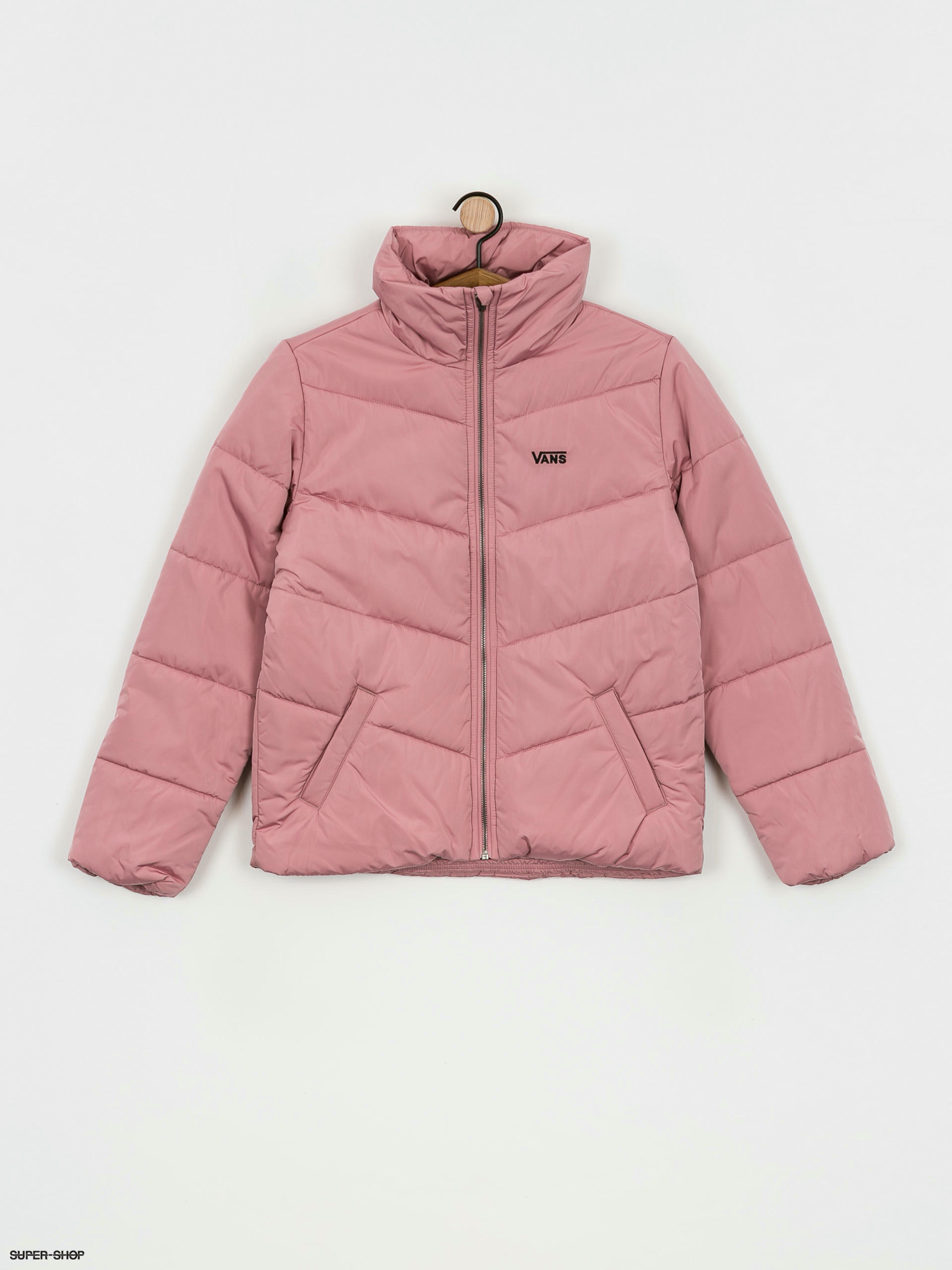 Vans pink puffer outlet jacket