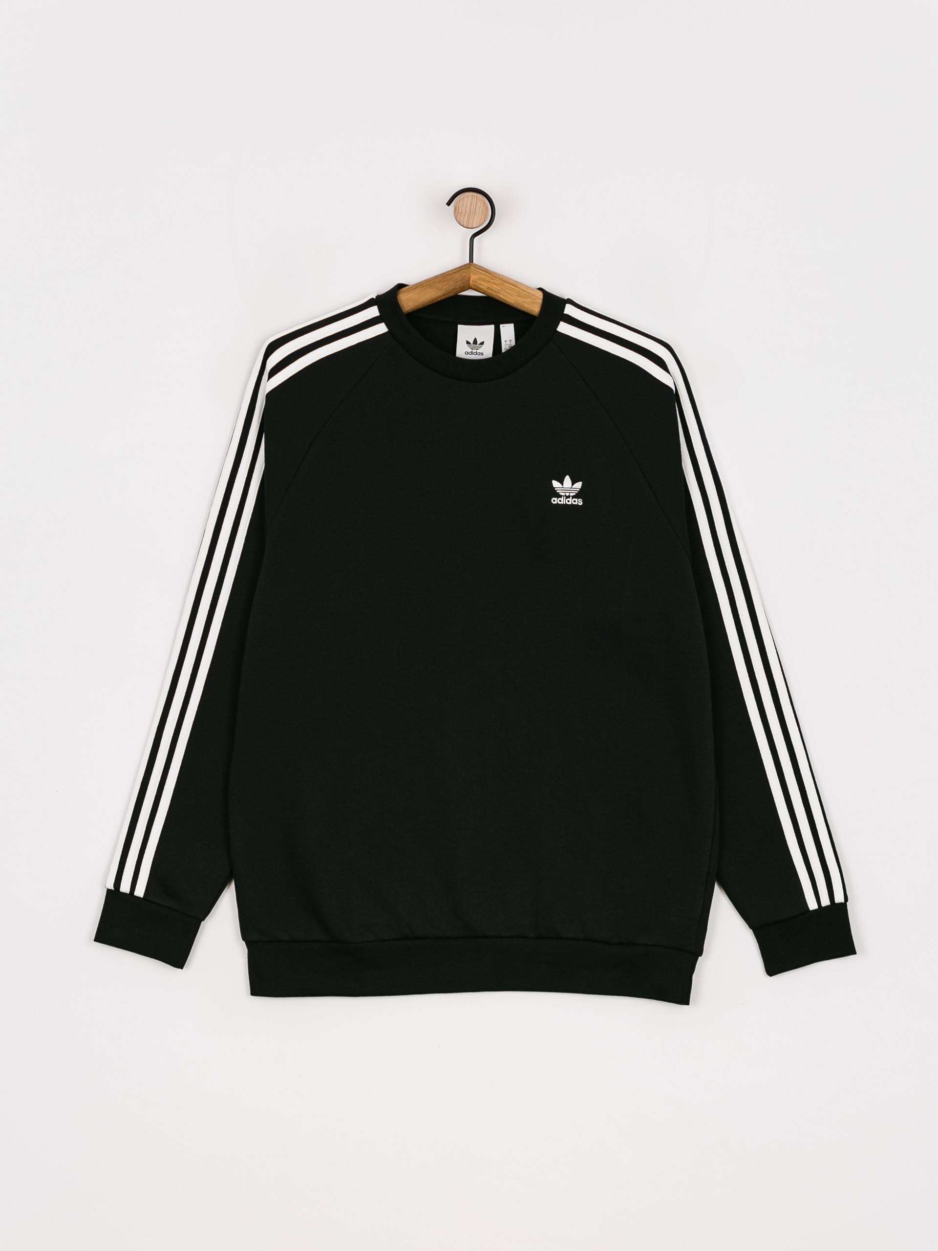 Crew Neck Adidas Stripe Jumper Hoodies And Sweatshirts Adidas