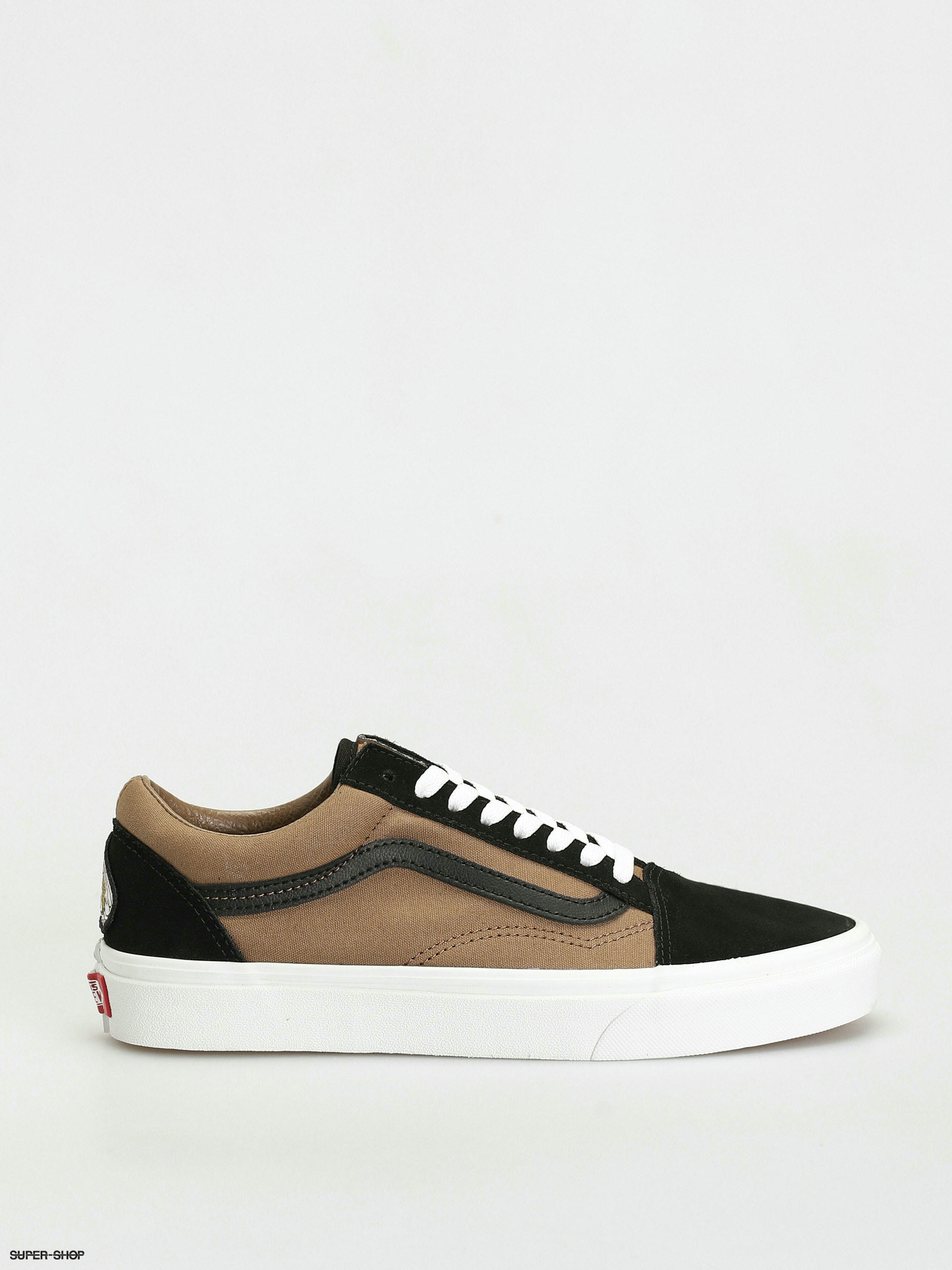 Black vans with outlet brown leather