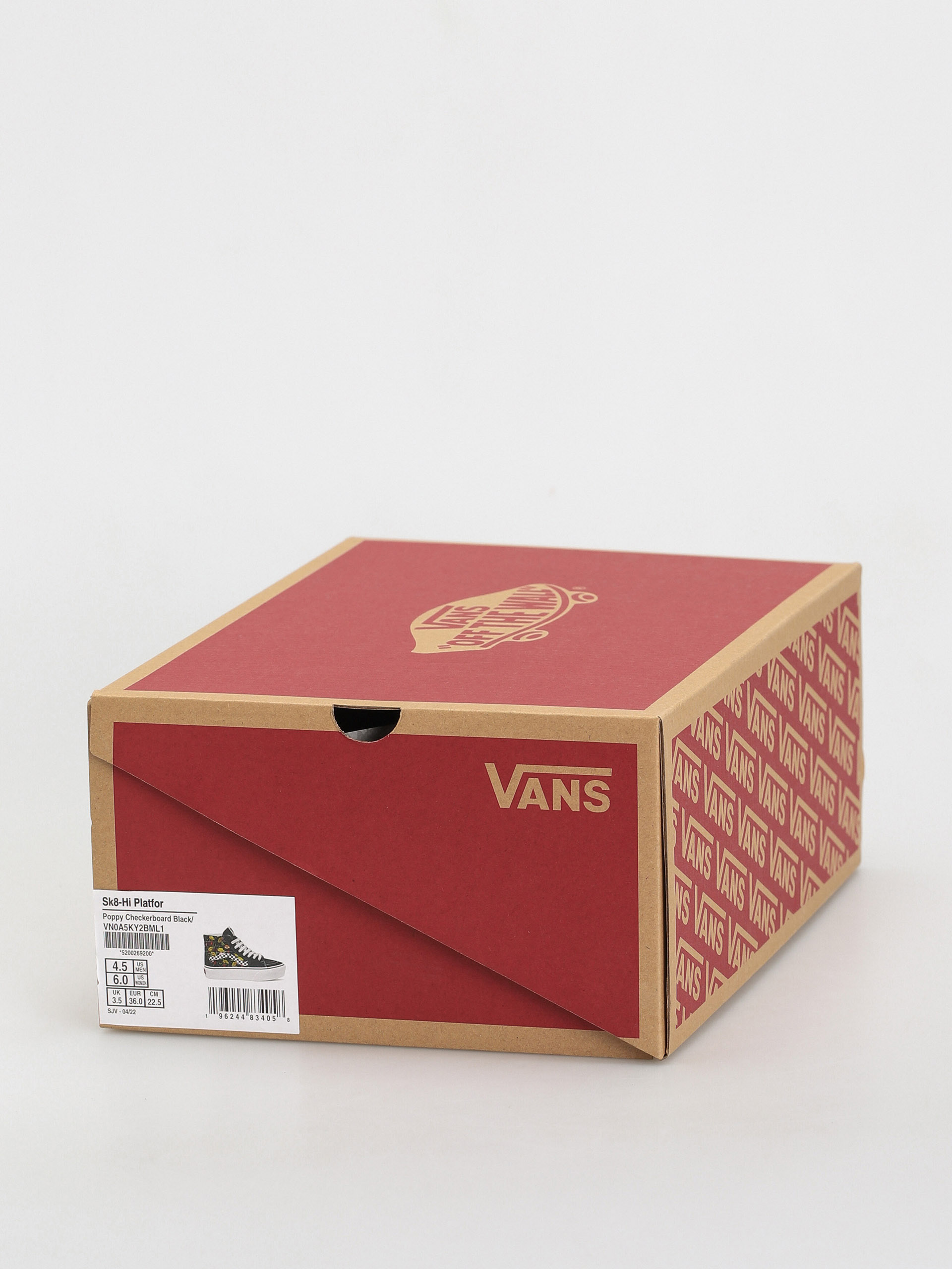 Vans Sk8 Hi Platform 2.0 Shoes (poppy checkerboard black/multi)
