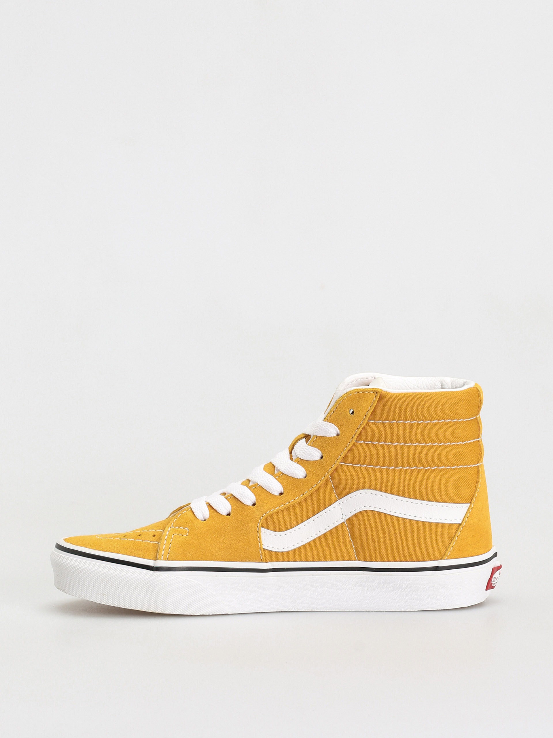 Vans Sk8 Hi Shoes (color theory golden yellow)